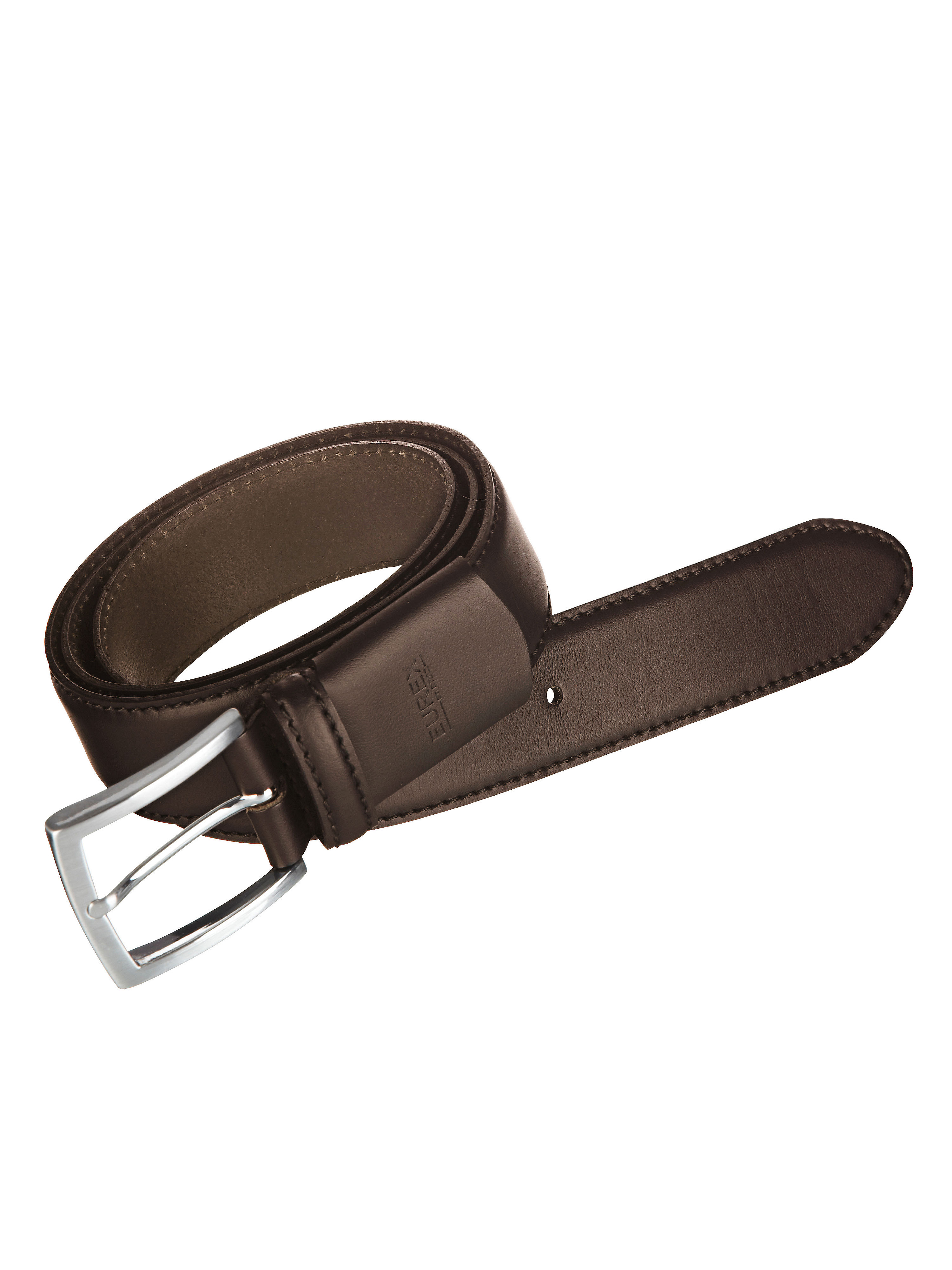 Image of Leather belt Eurex by Brax brown