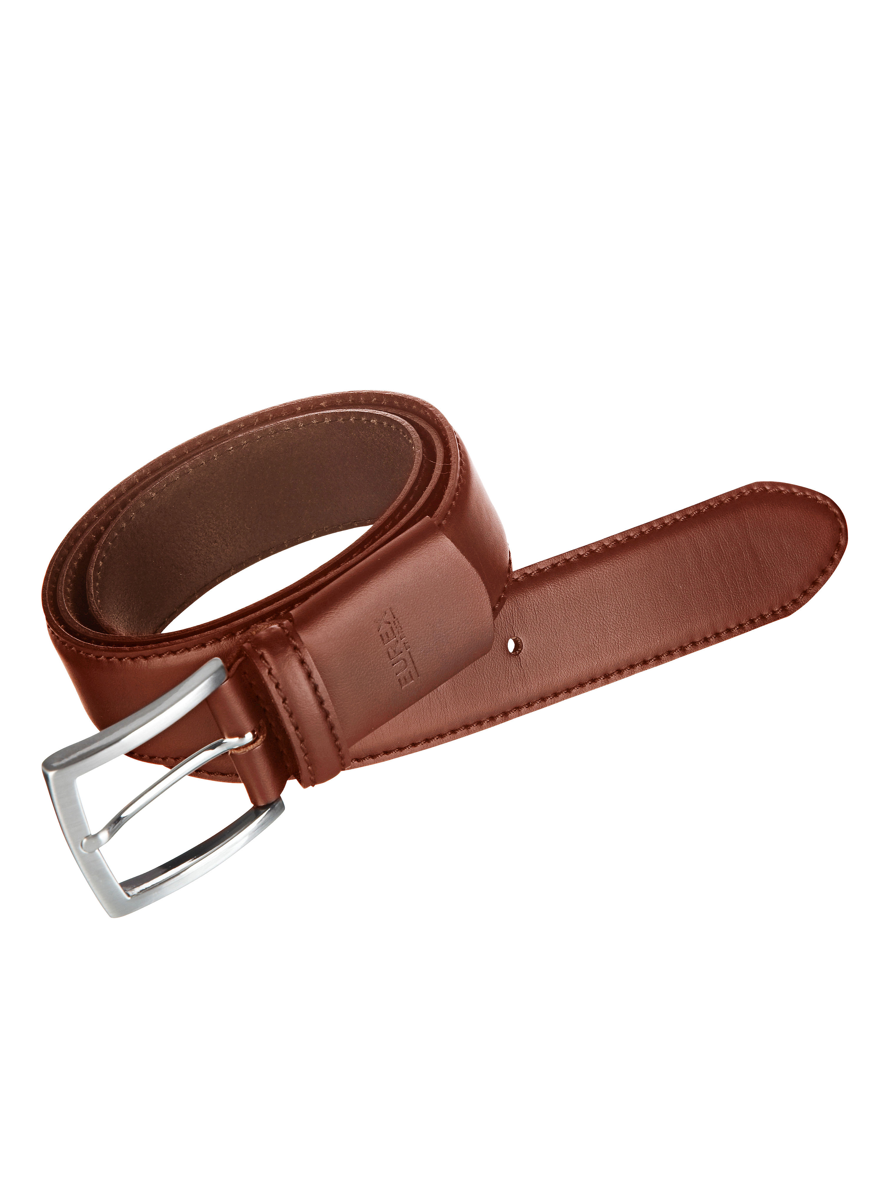Image of Leather belt Eurex by Brax brown size: 33