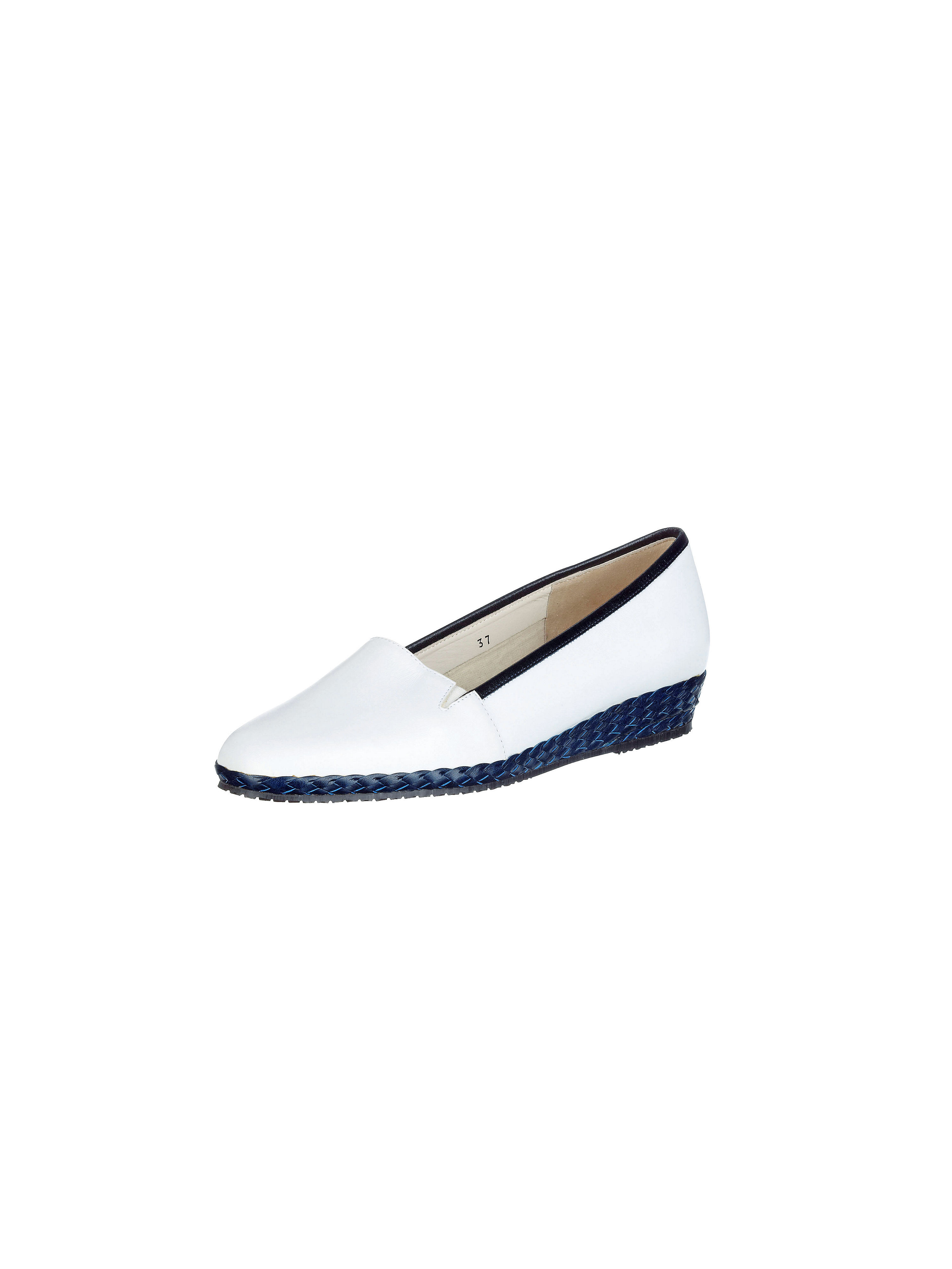 Image of Top-quality slip-ons Peter Hahn white