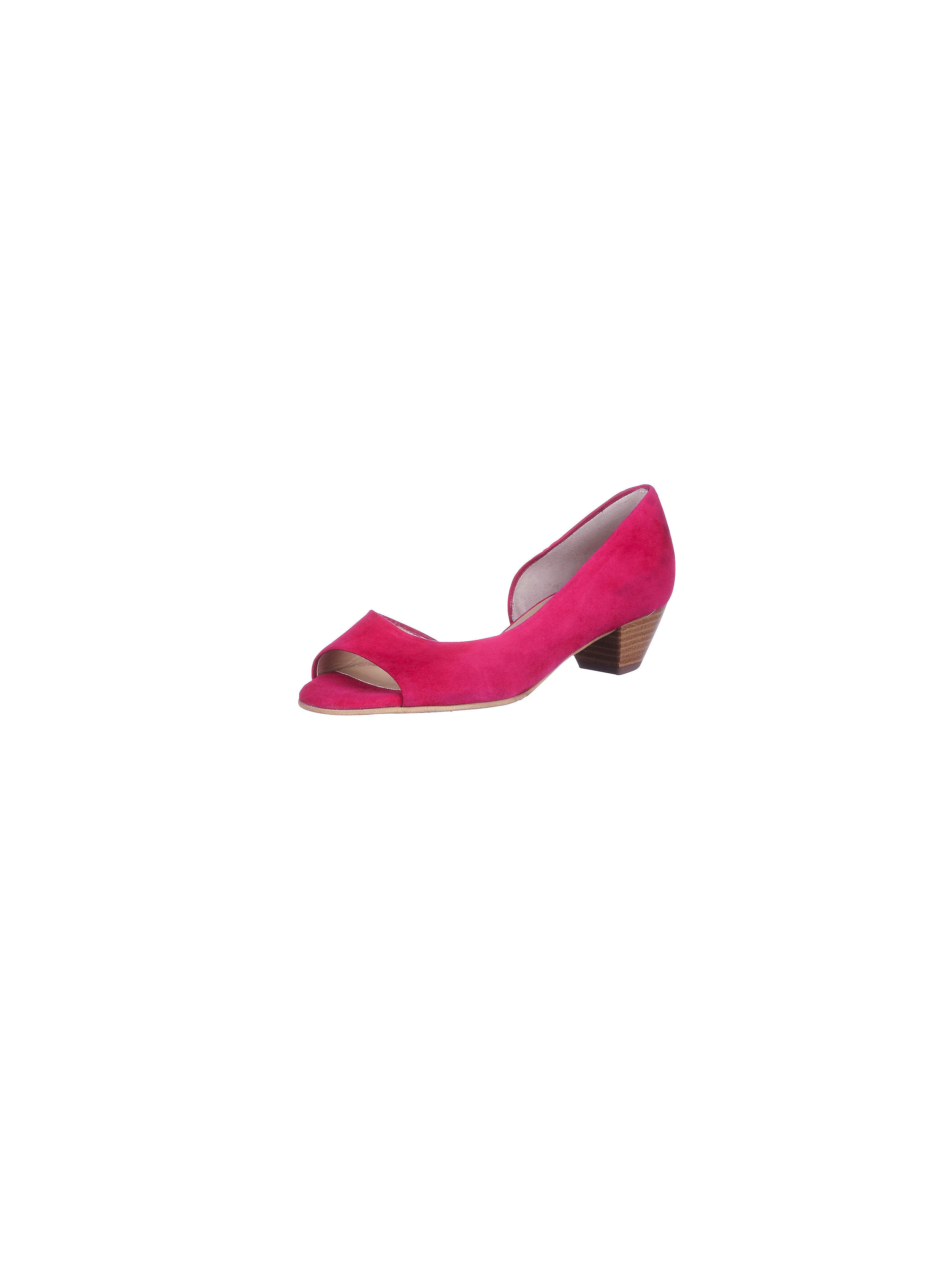 Image of Peep toe shoes Peter Kaiser bright pink