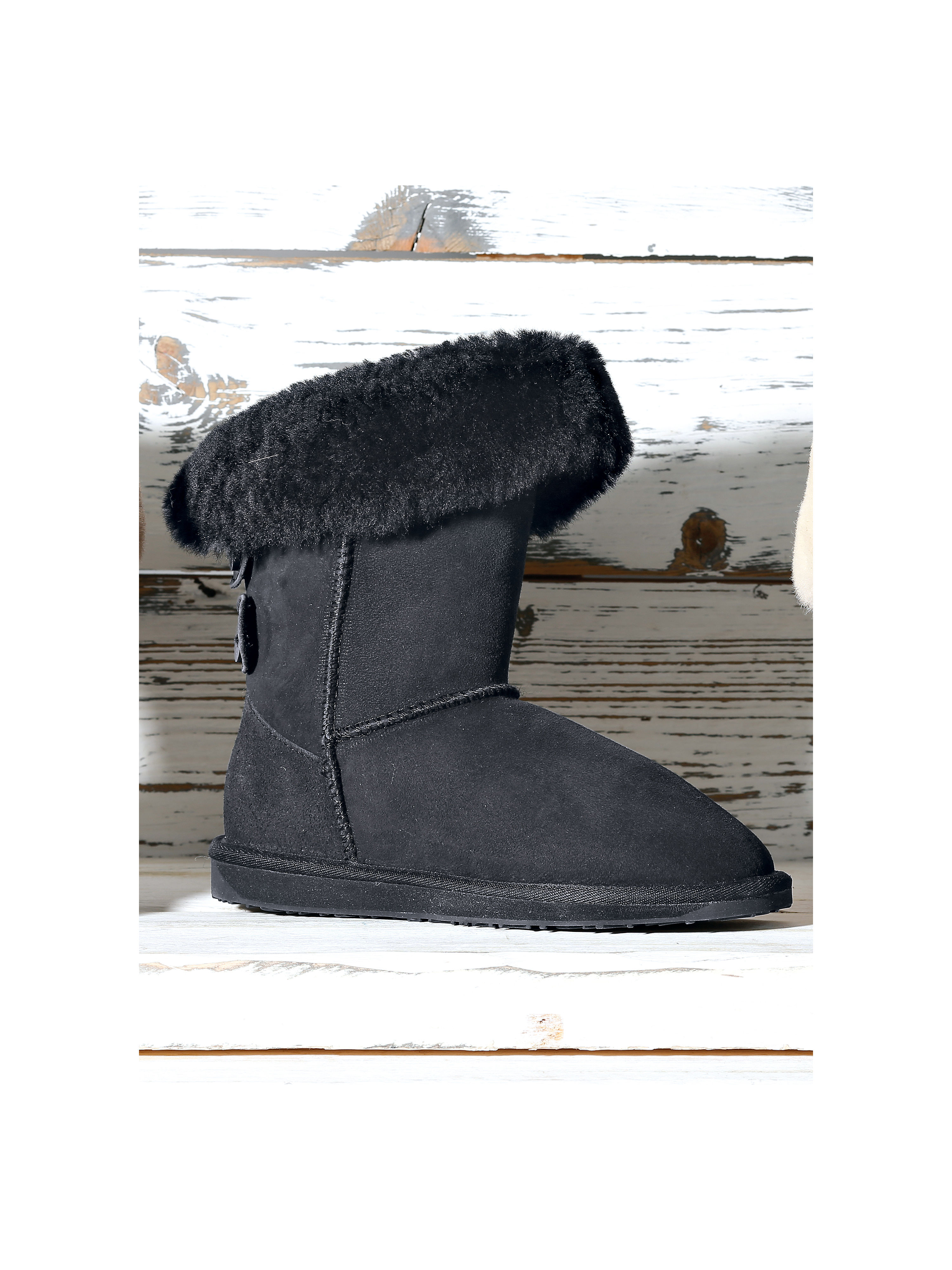 Image of Slip-on ankle boots Emu black size: 35,5
