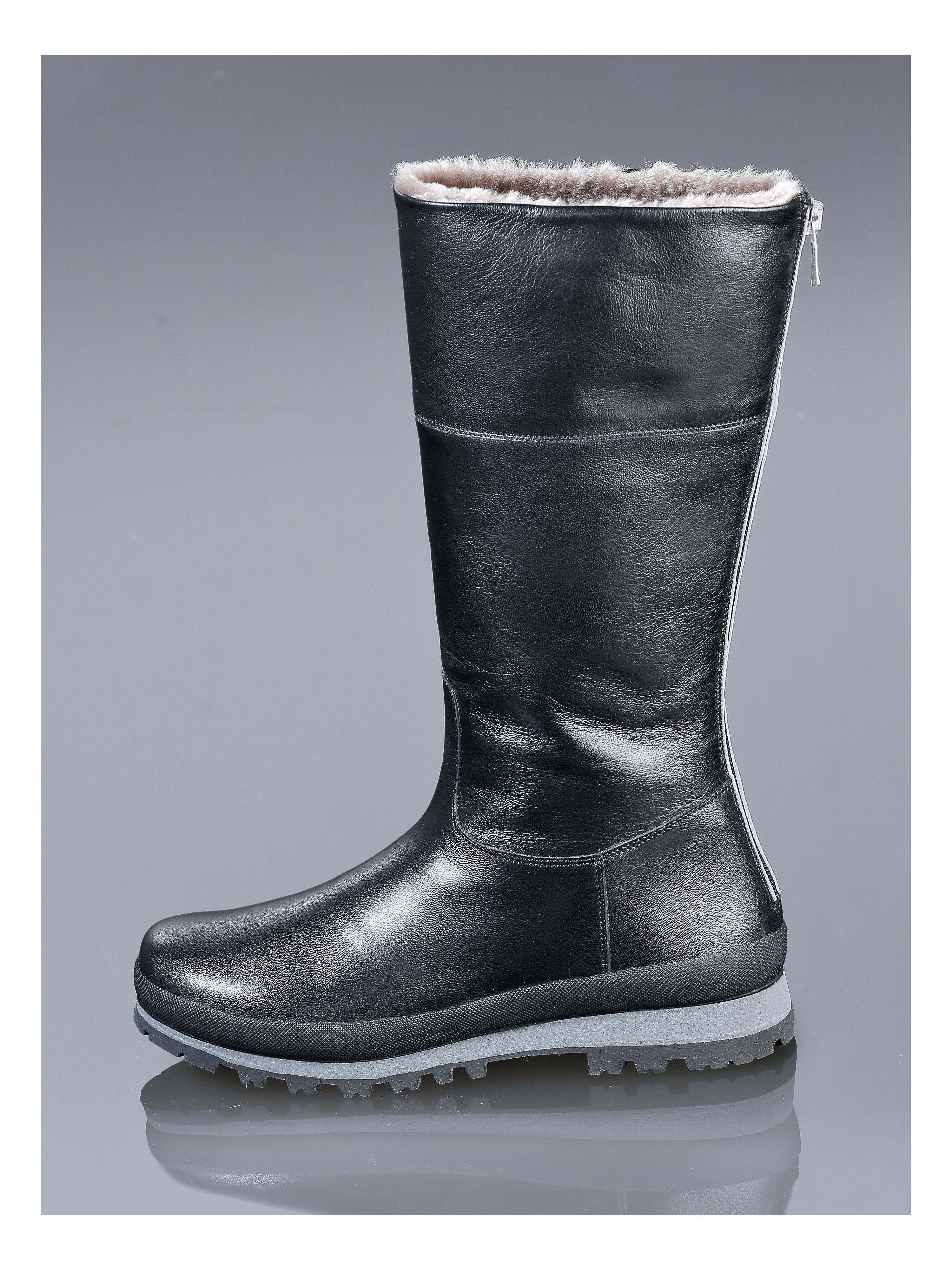 Image of Premium calfskin nappa boots Bogner black