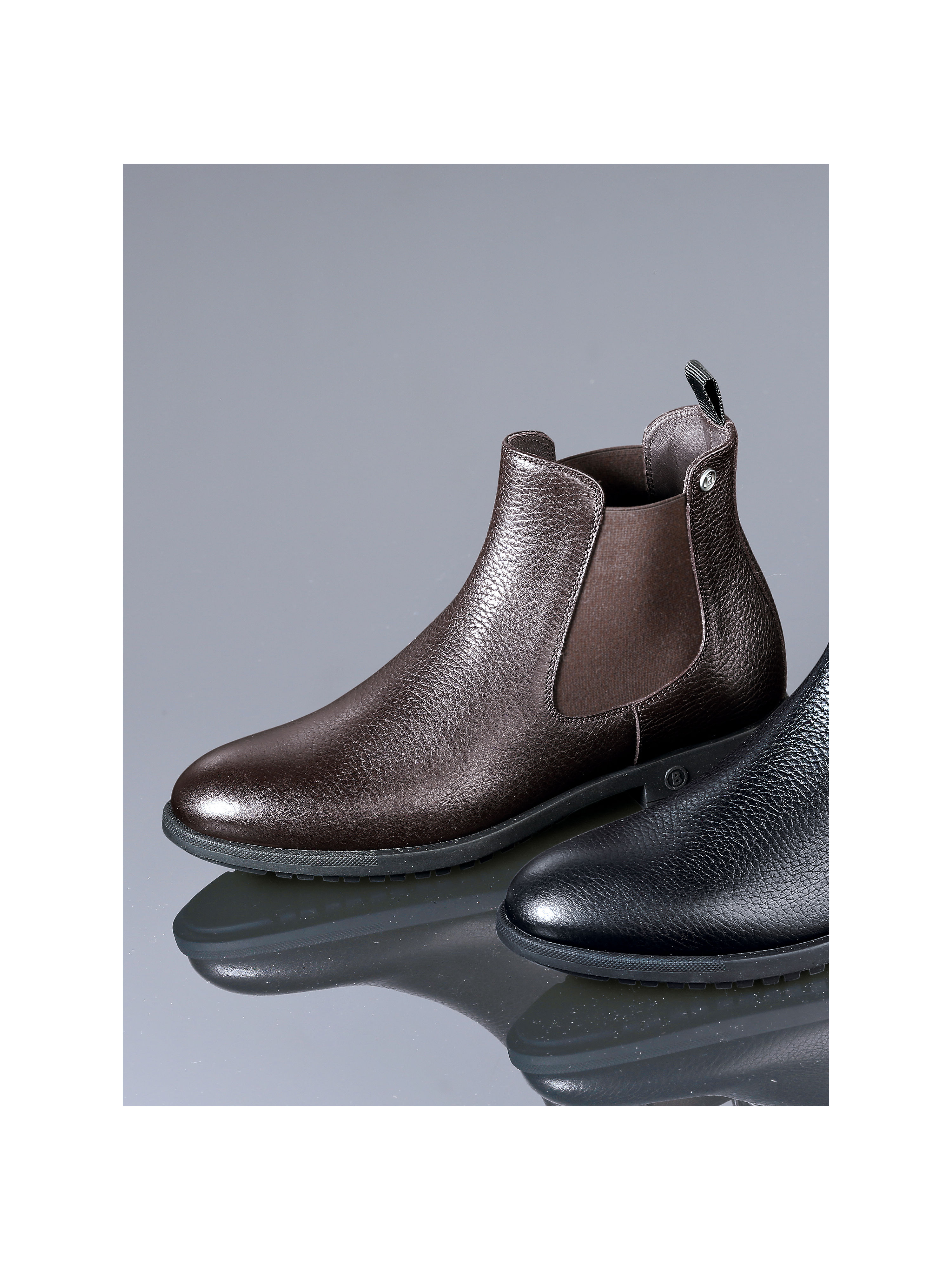 Image of Calfskin nappa Chelsea boots Bogner brown