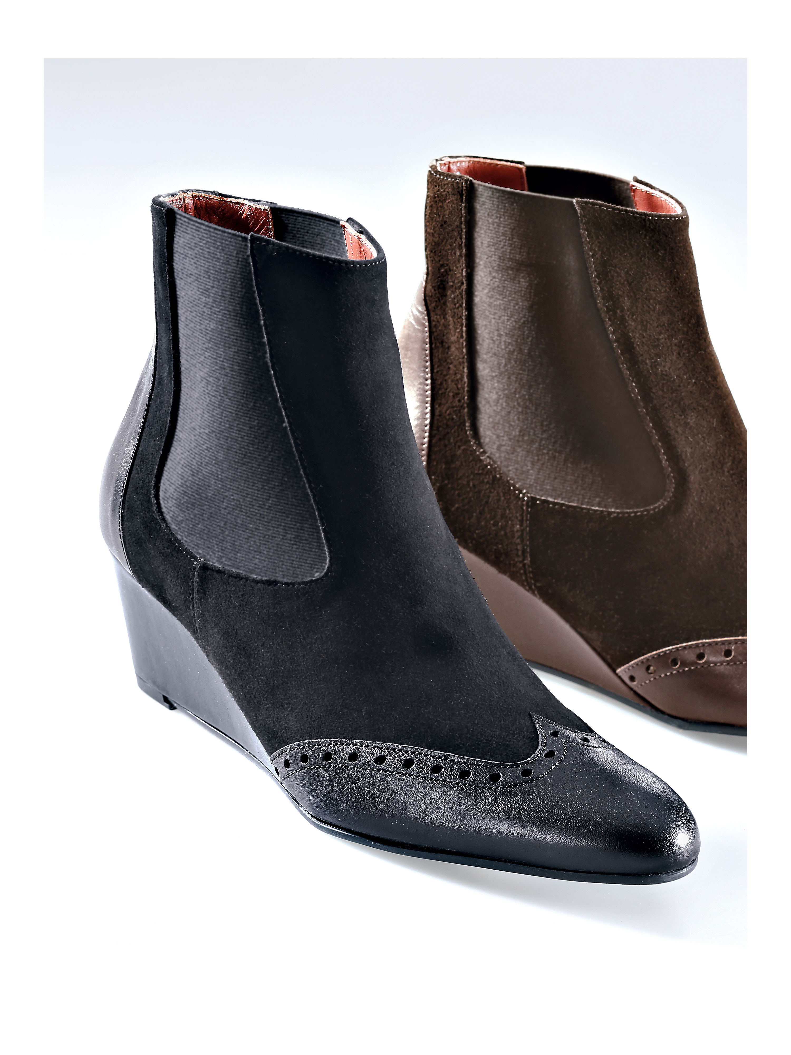 Image of Slip-on ankle boots Peter Hahn black