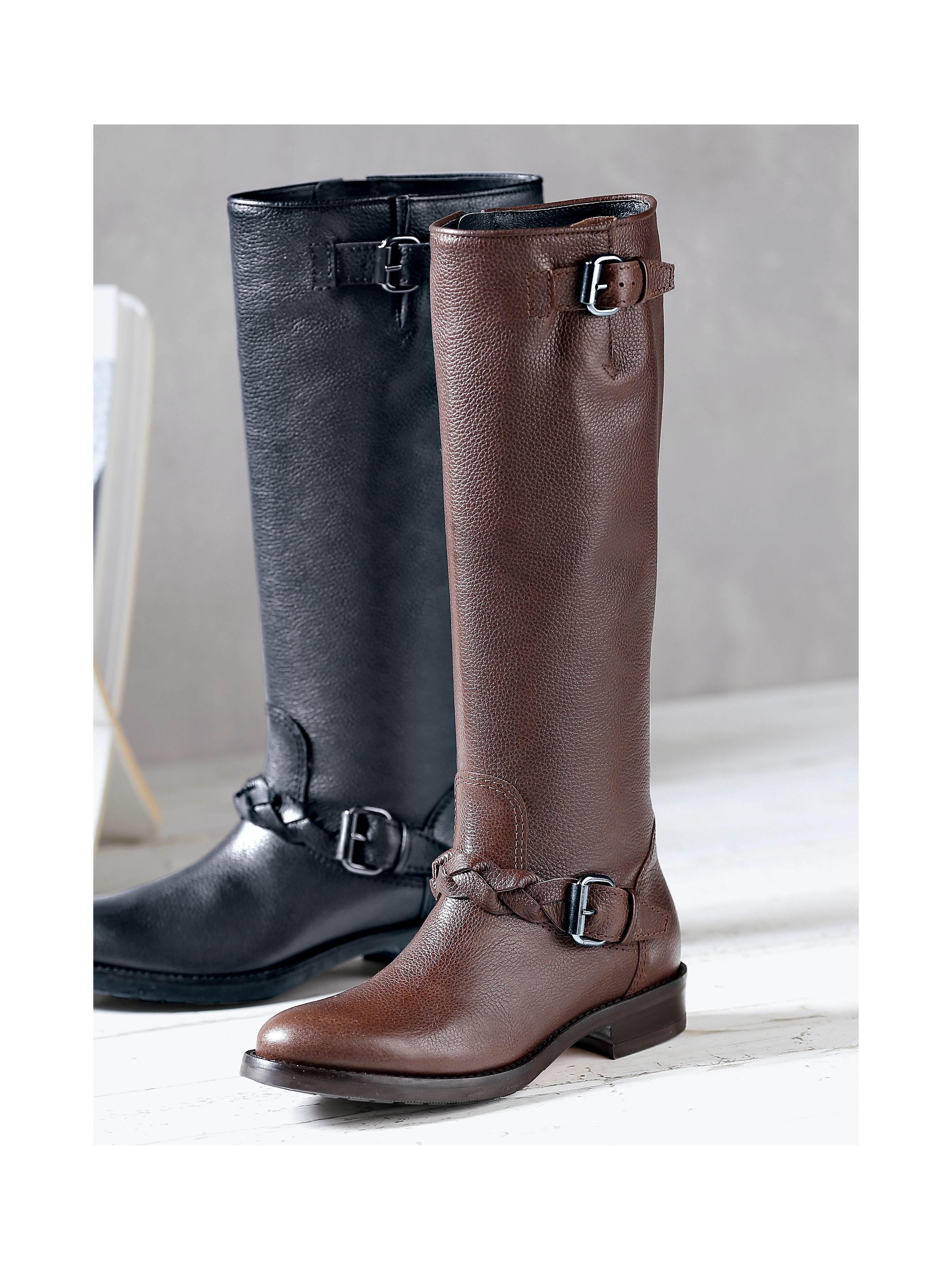 Image of Cowskin nappa boots Peter Hahn brown size: 36