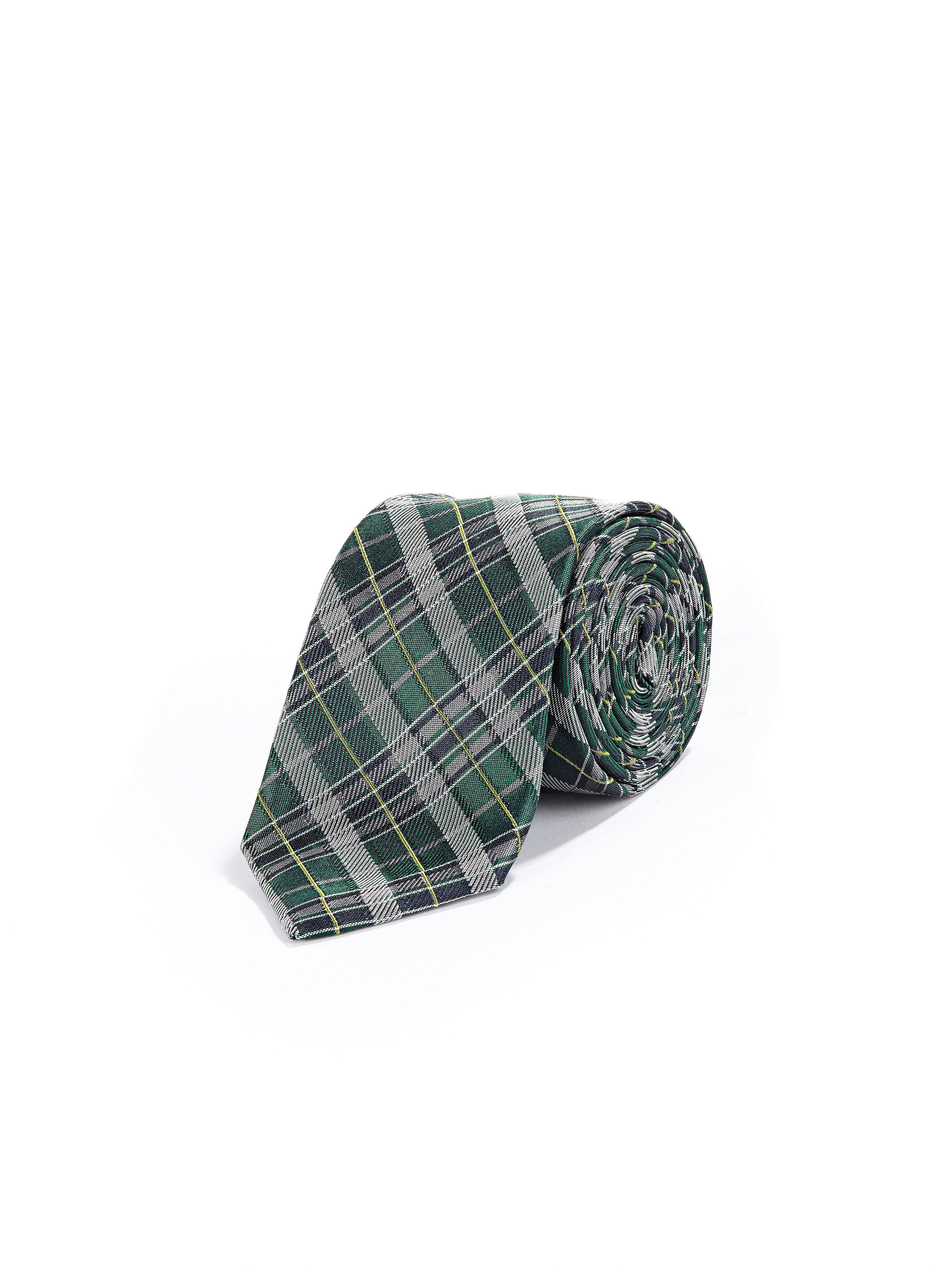 Image of Tie in 100% silk Peter Hahn green