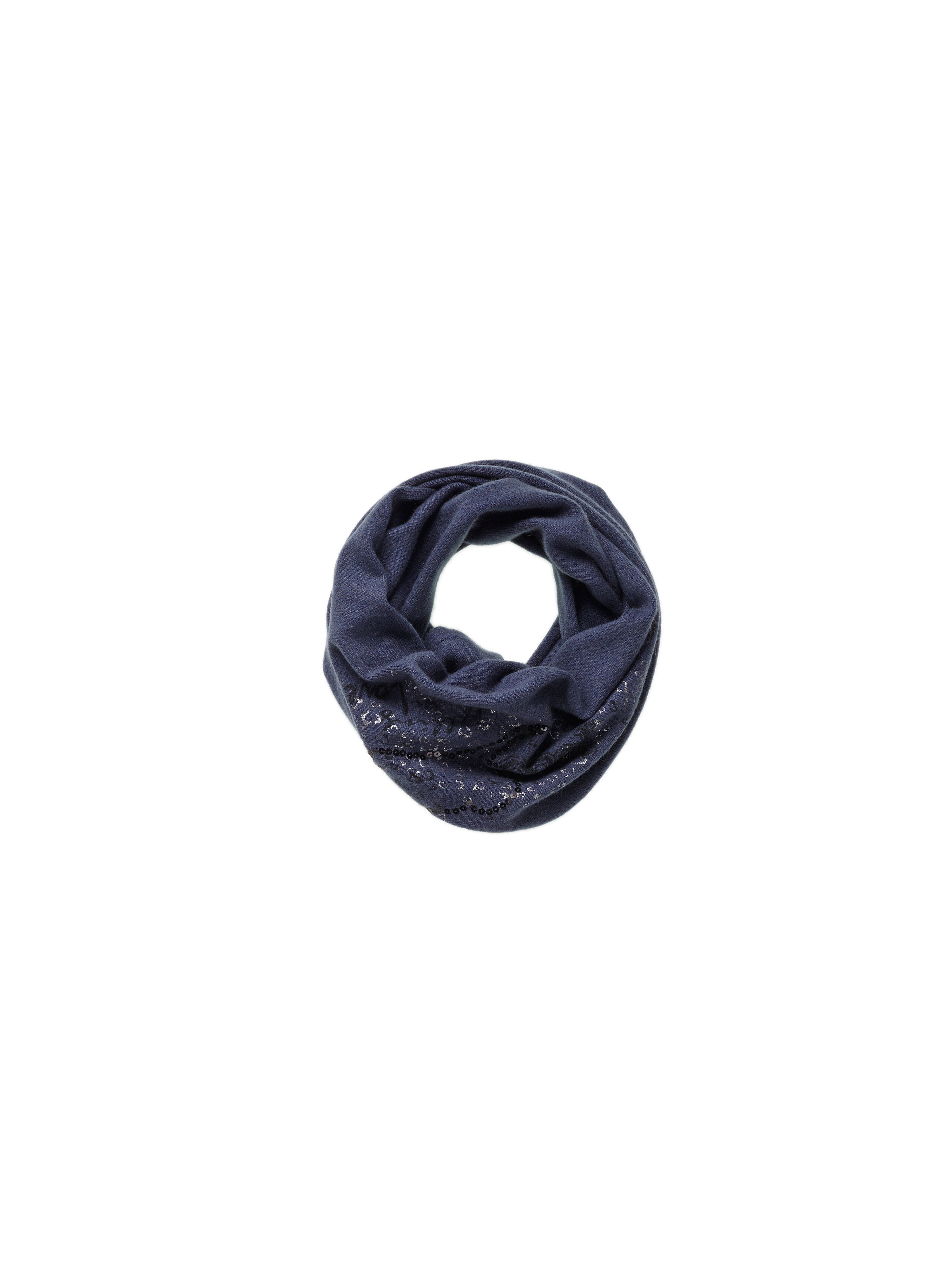 Image of Knitted scarf Seeberger blue