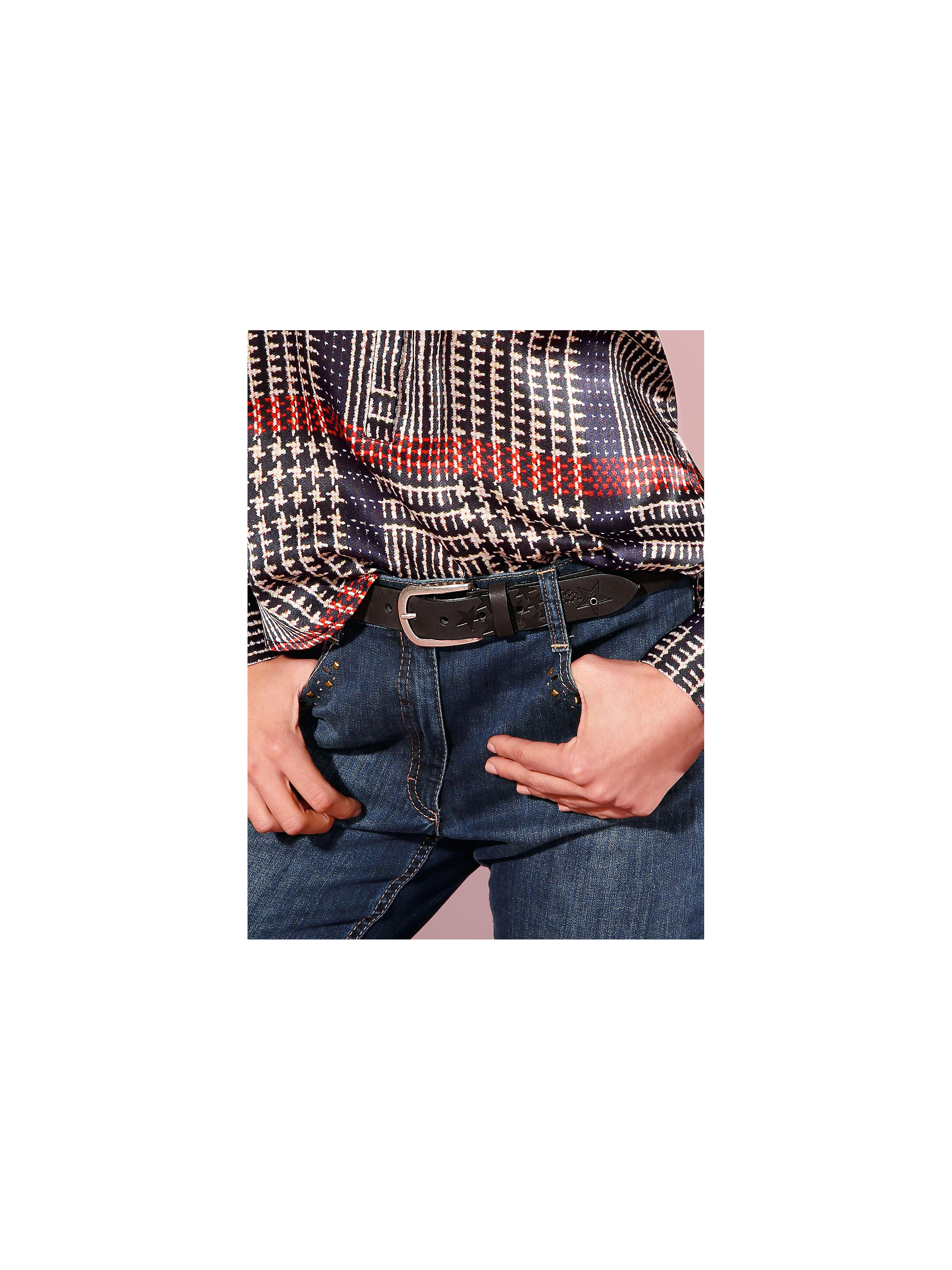 Image of Belt Peter Hahn blue size: 33