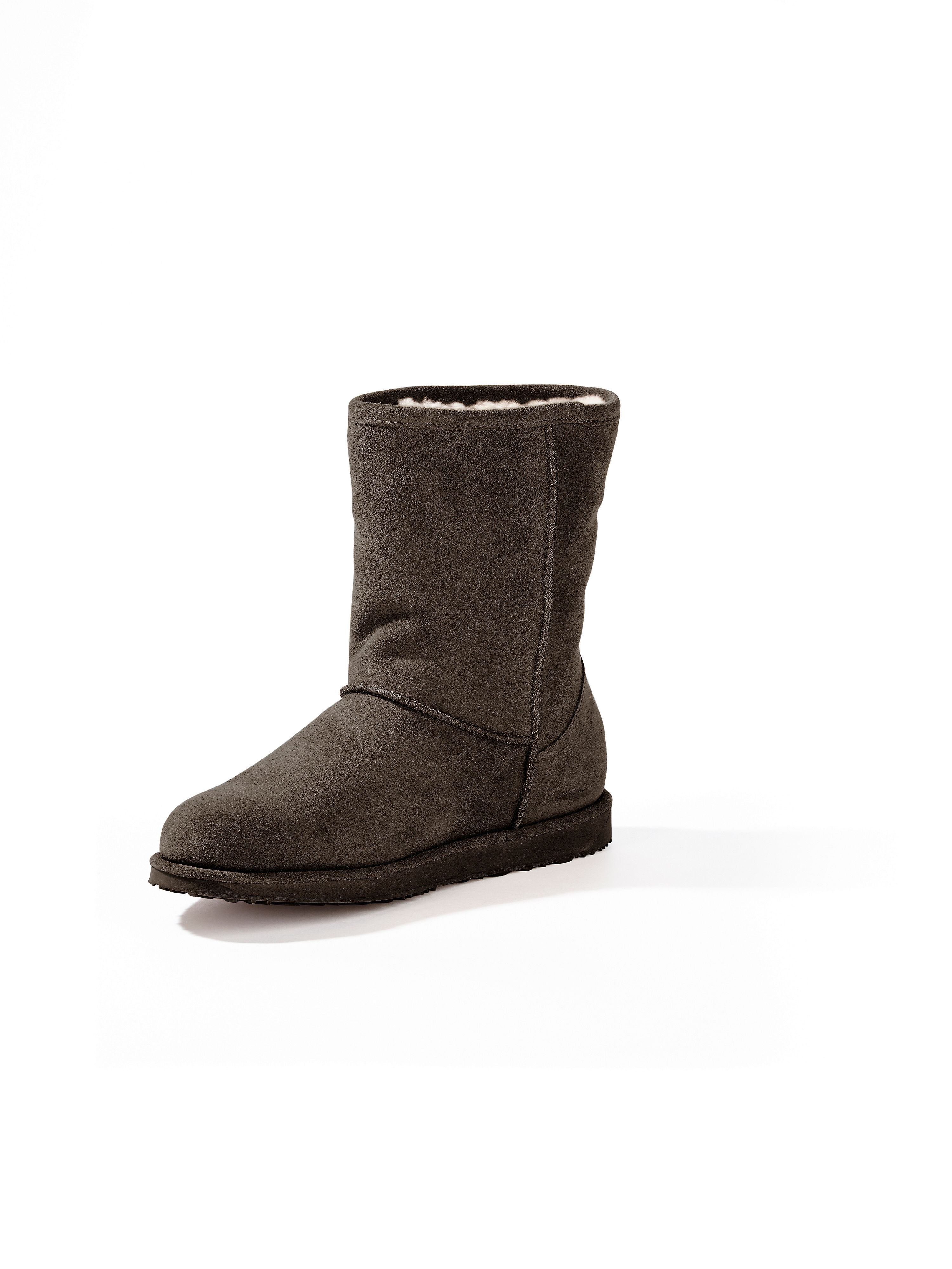 Image of Slip-on ankle boots Emu brown size: 37