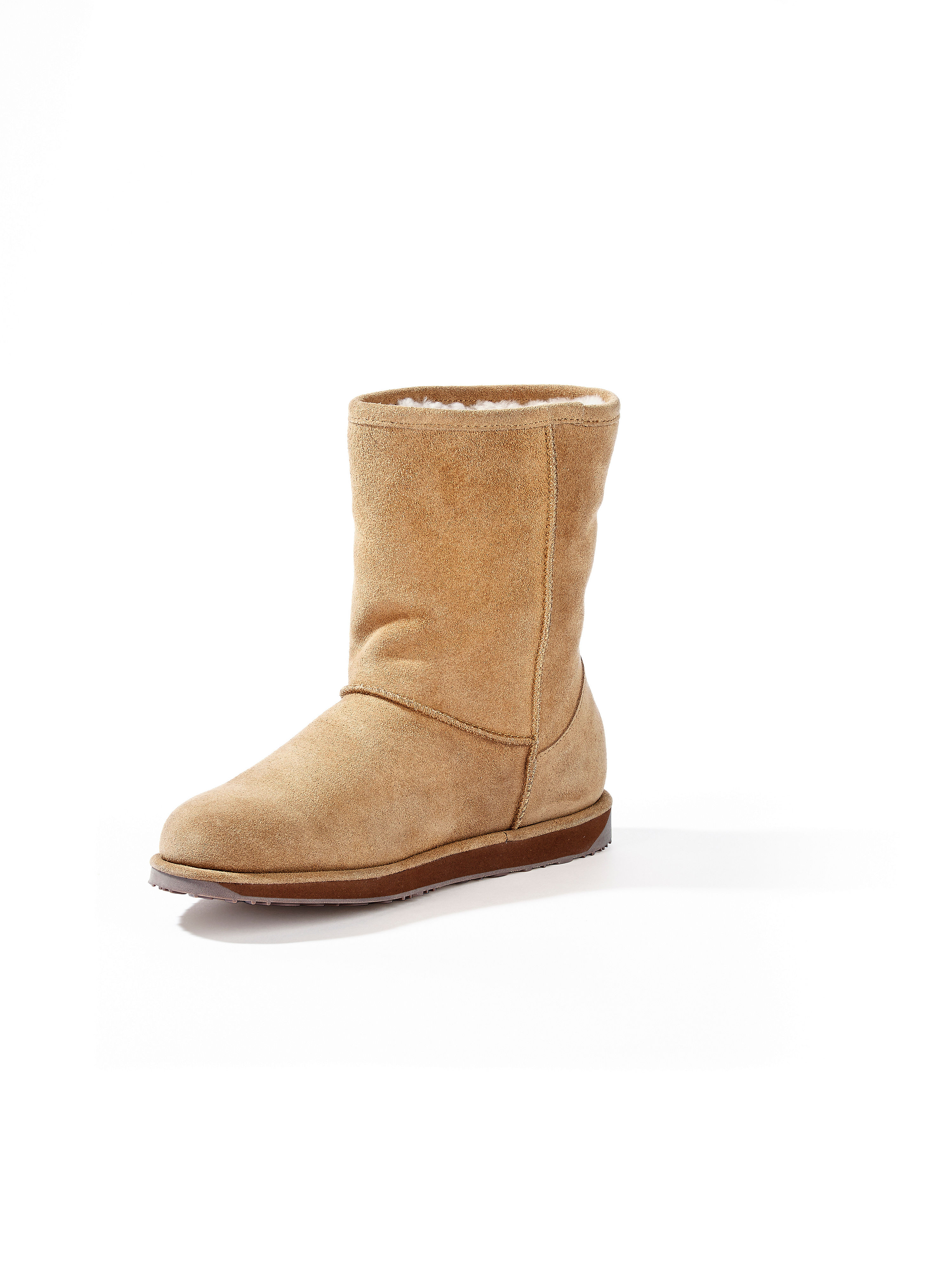 Image of Slip-on ankle boots Emu beige size: 43