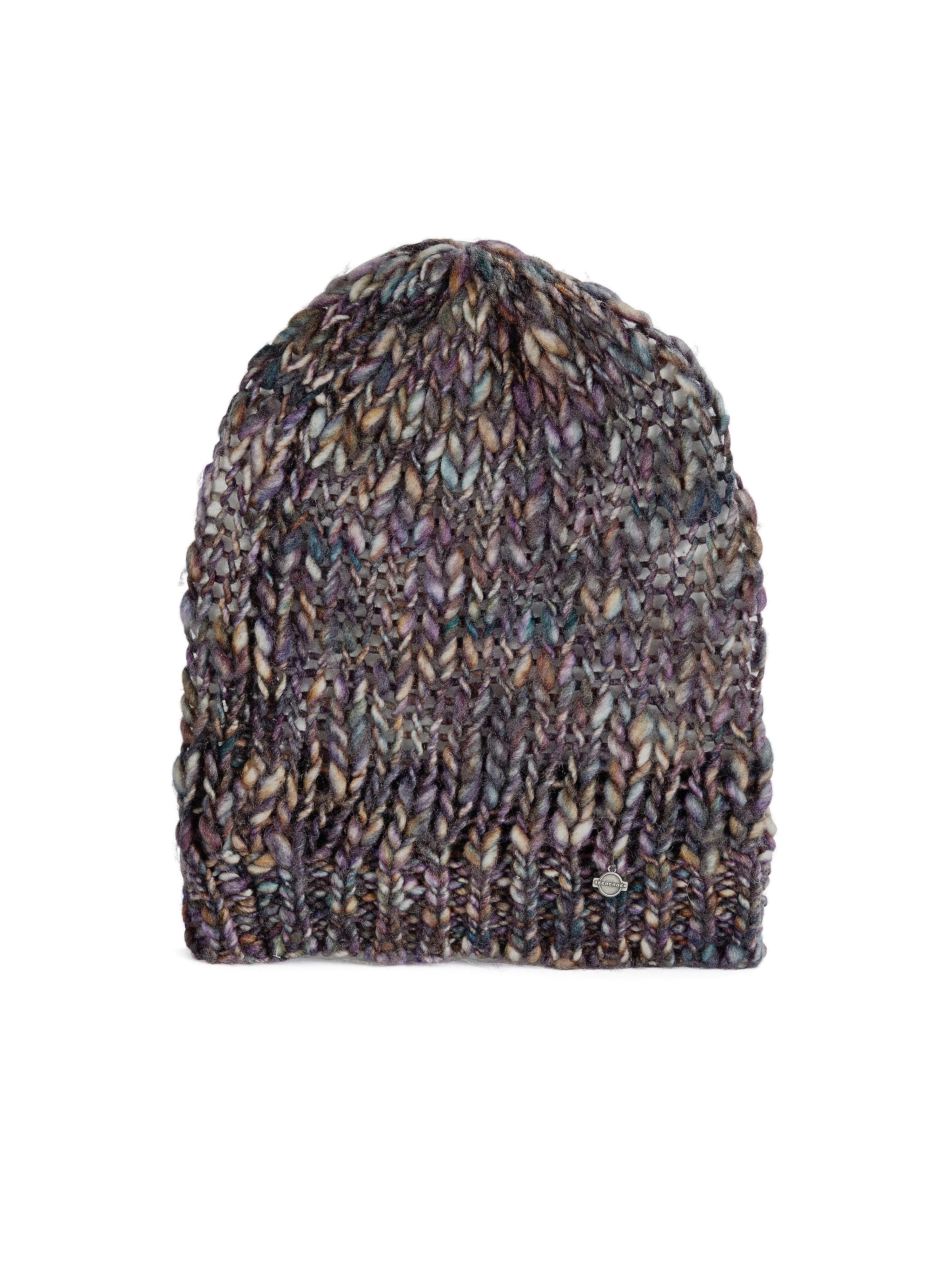 Image of Fashionable knitted hat Seeberger multicoloured