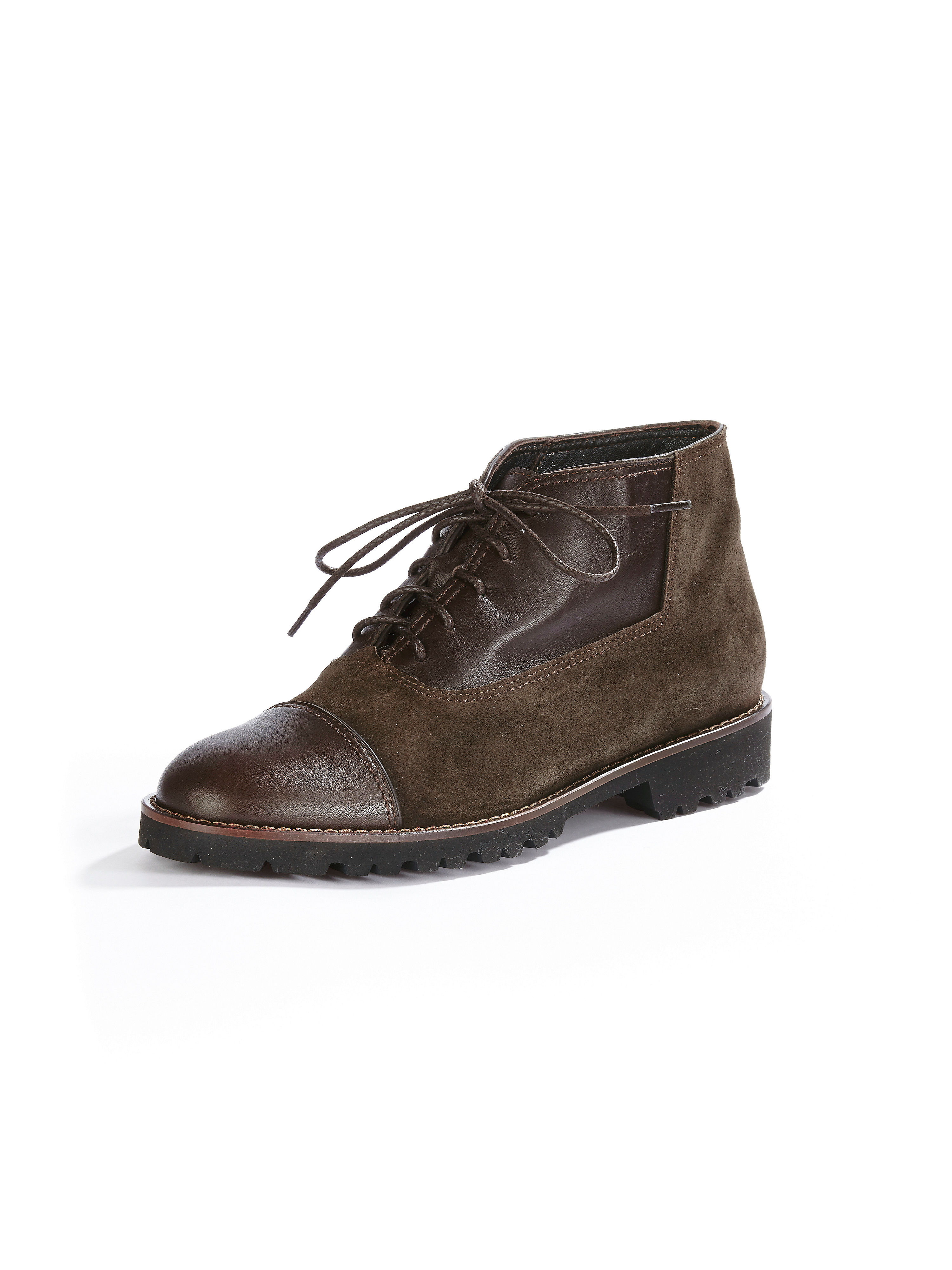Image of Ankle-high lace-ups Peter Hahn brown size: 37