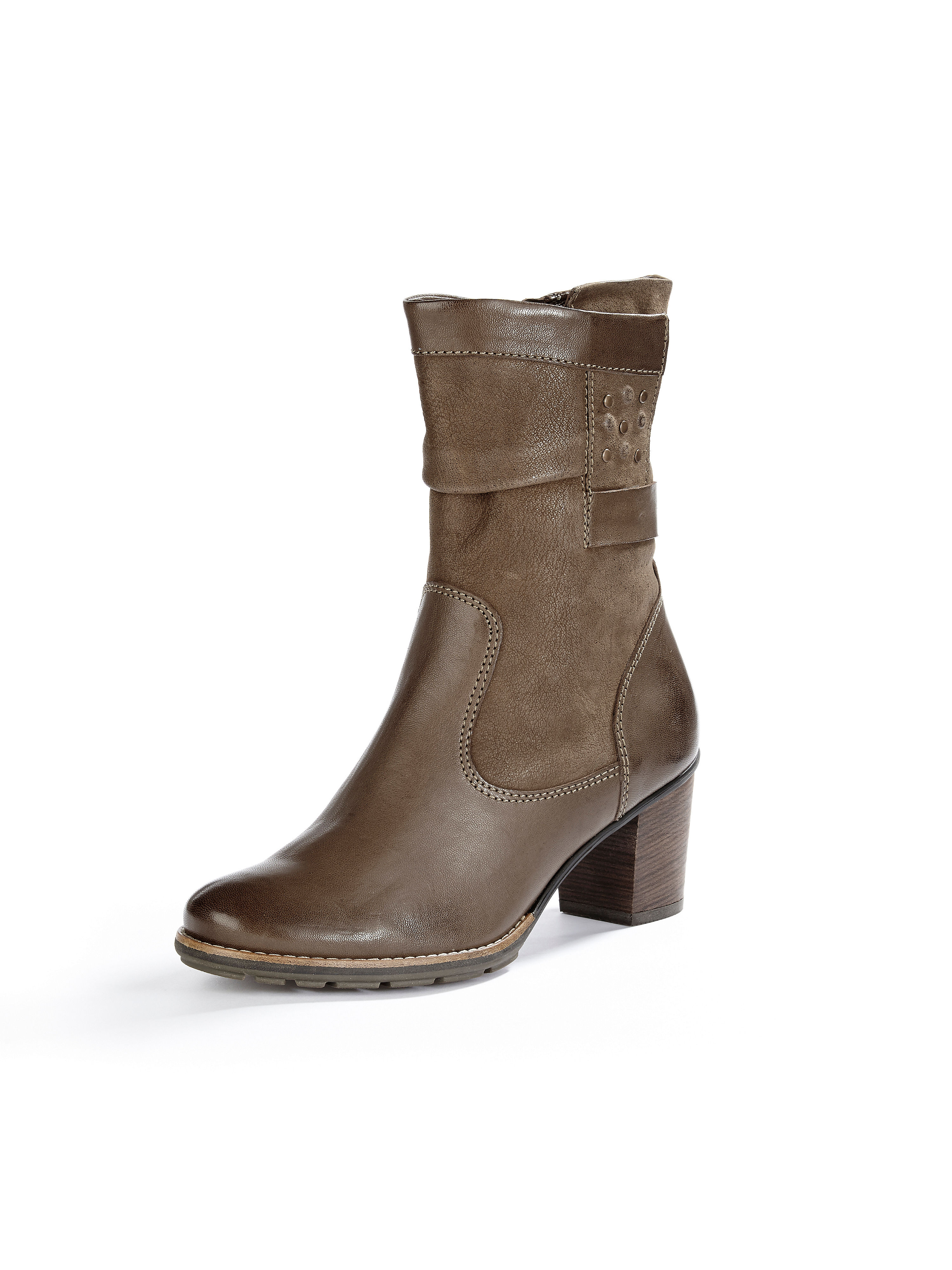 Image of Fashionable ankle boots Softwaves beige