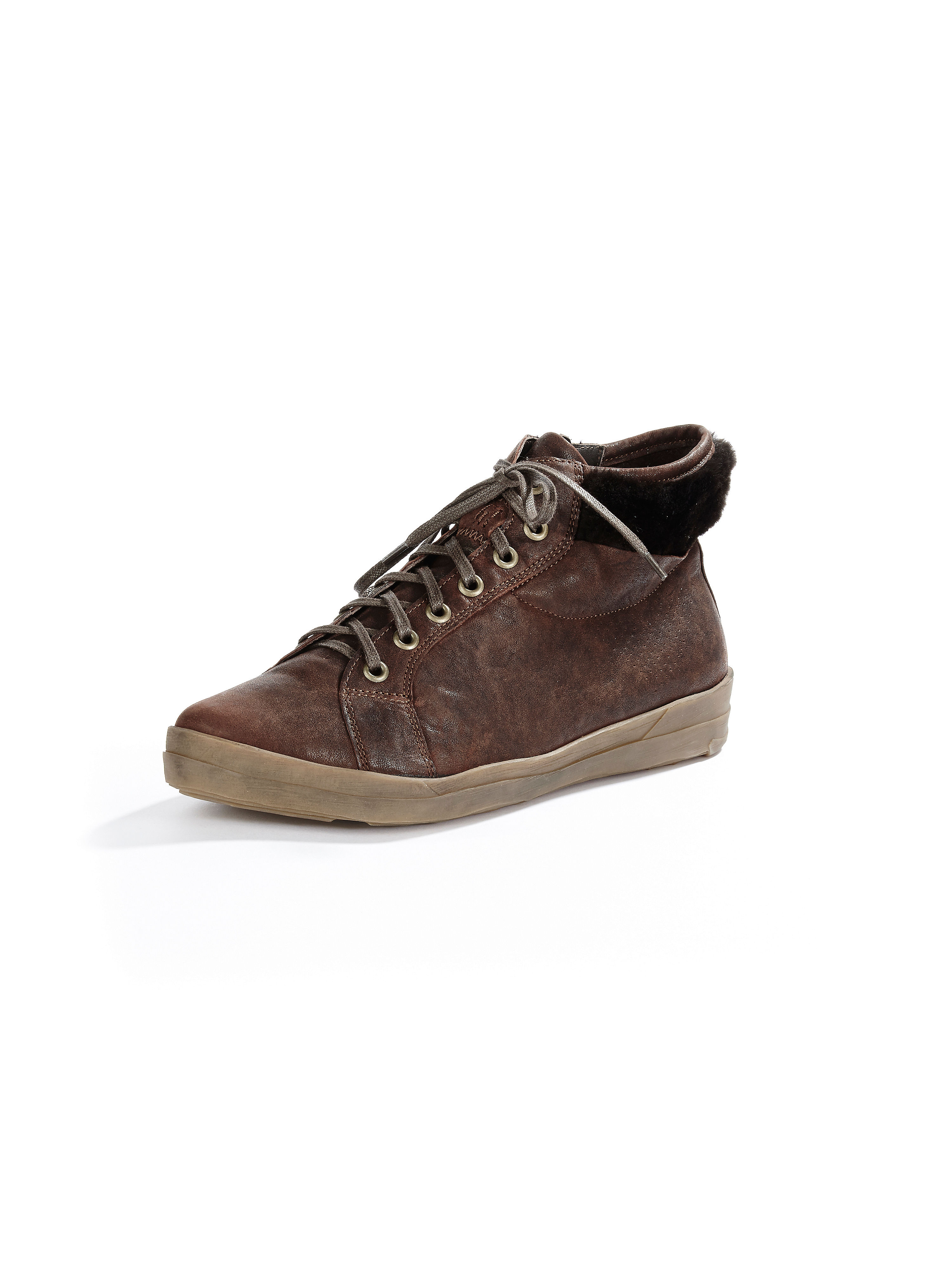 Image of Ankle-high lace-ups Think! brown