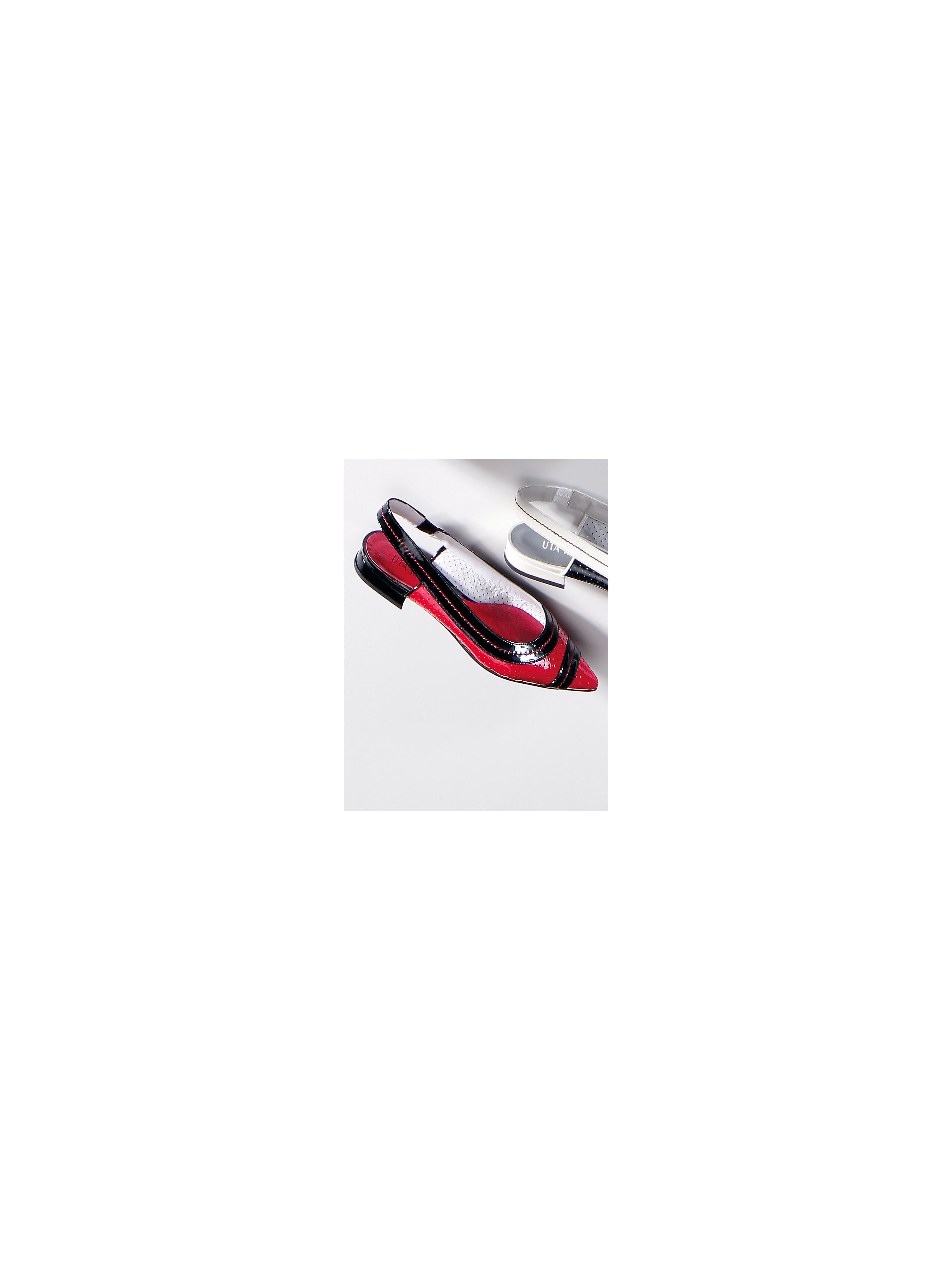 Image of Leather belt Uta Raasch red