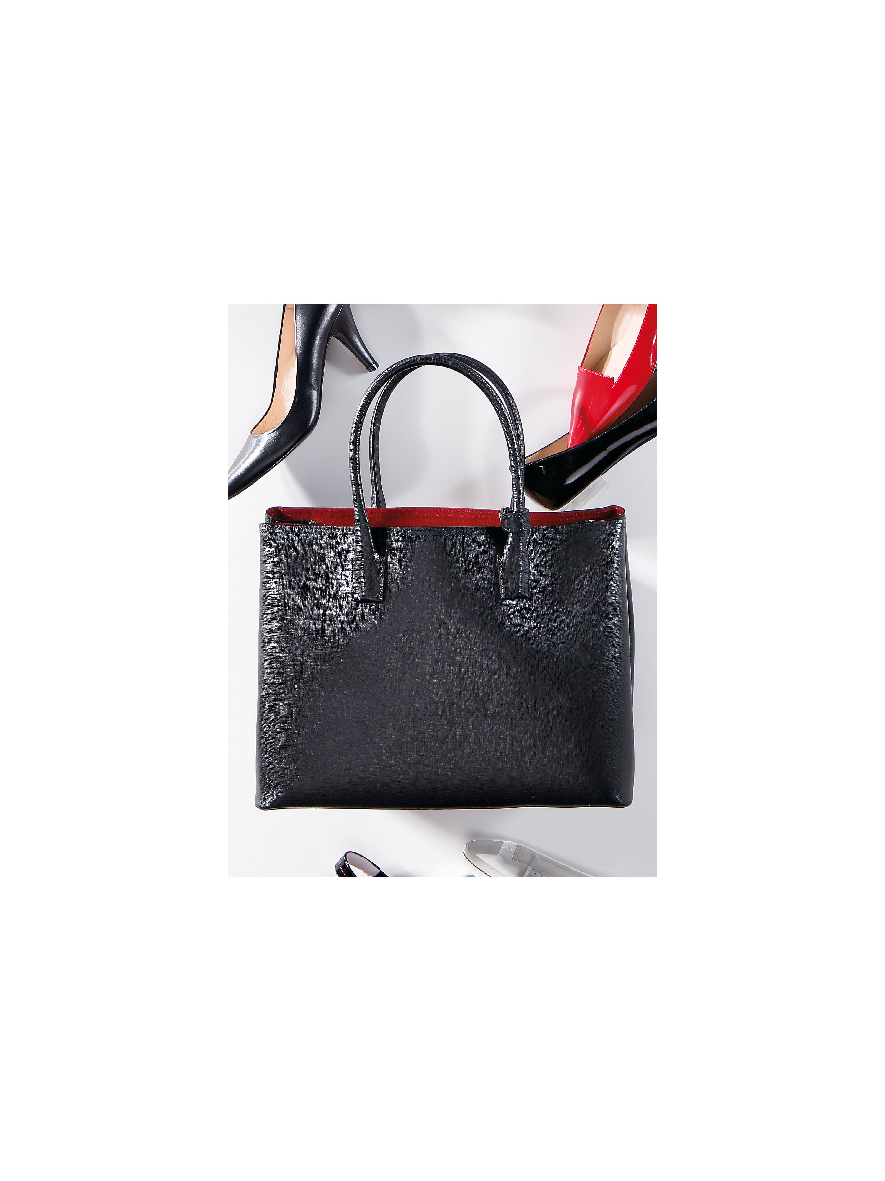 Image of Saffiano leather bag Uta Raasch black