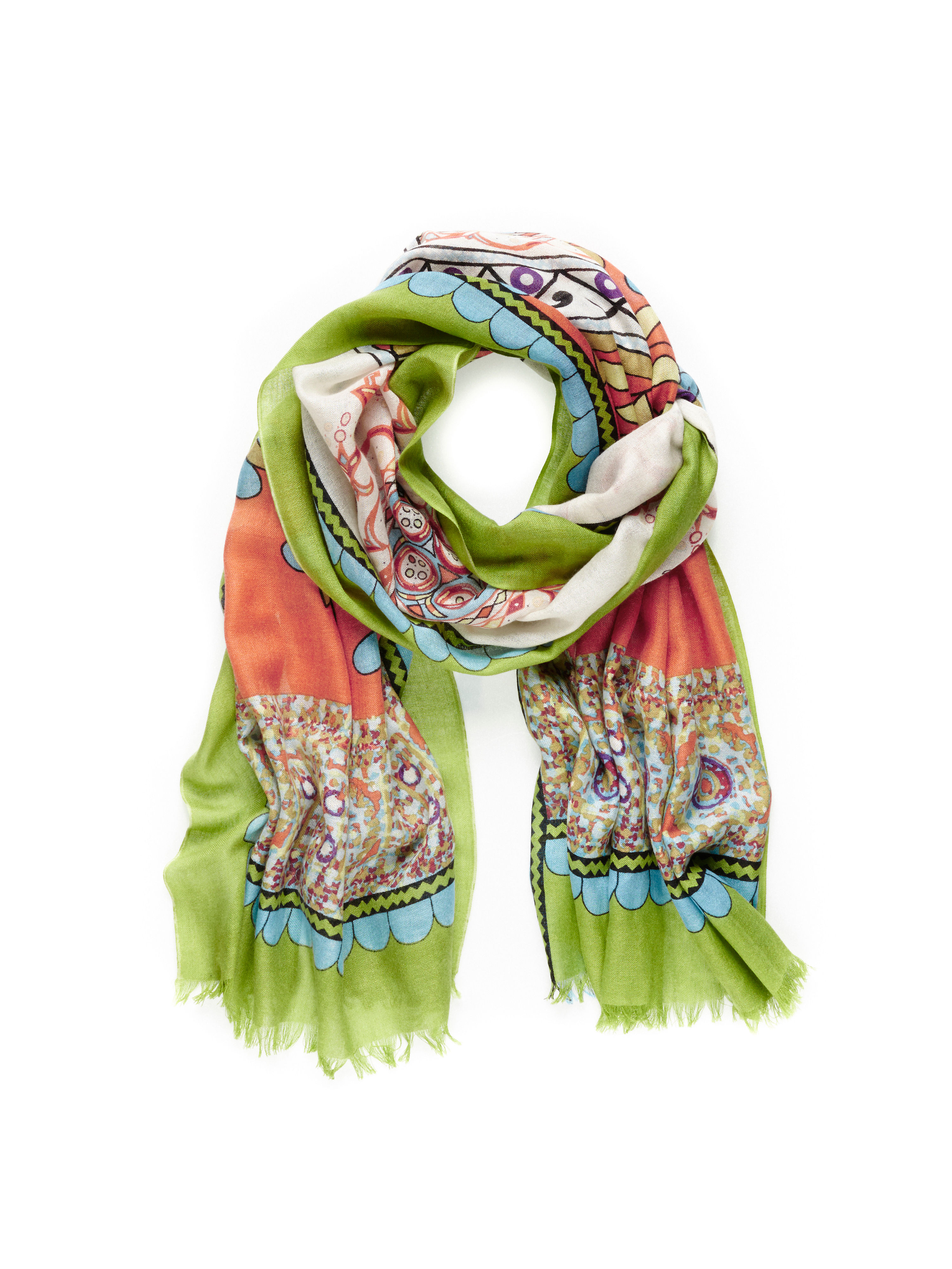 Image of Scarf Anna Aura green
