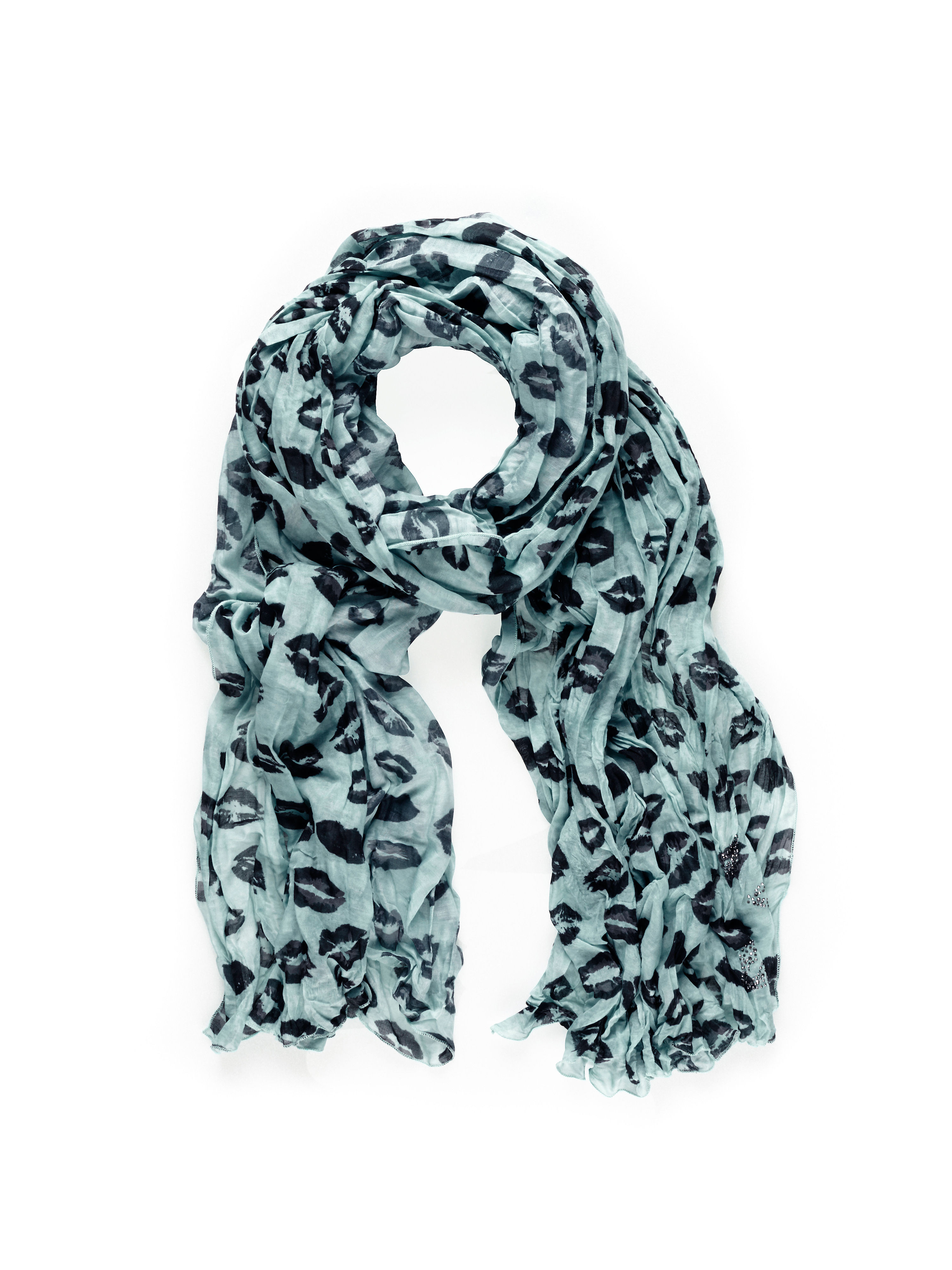 Image of Scarf Via Appia Due turquoise