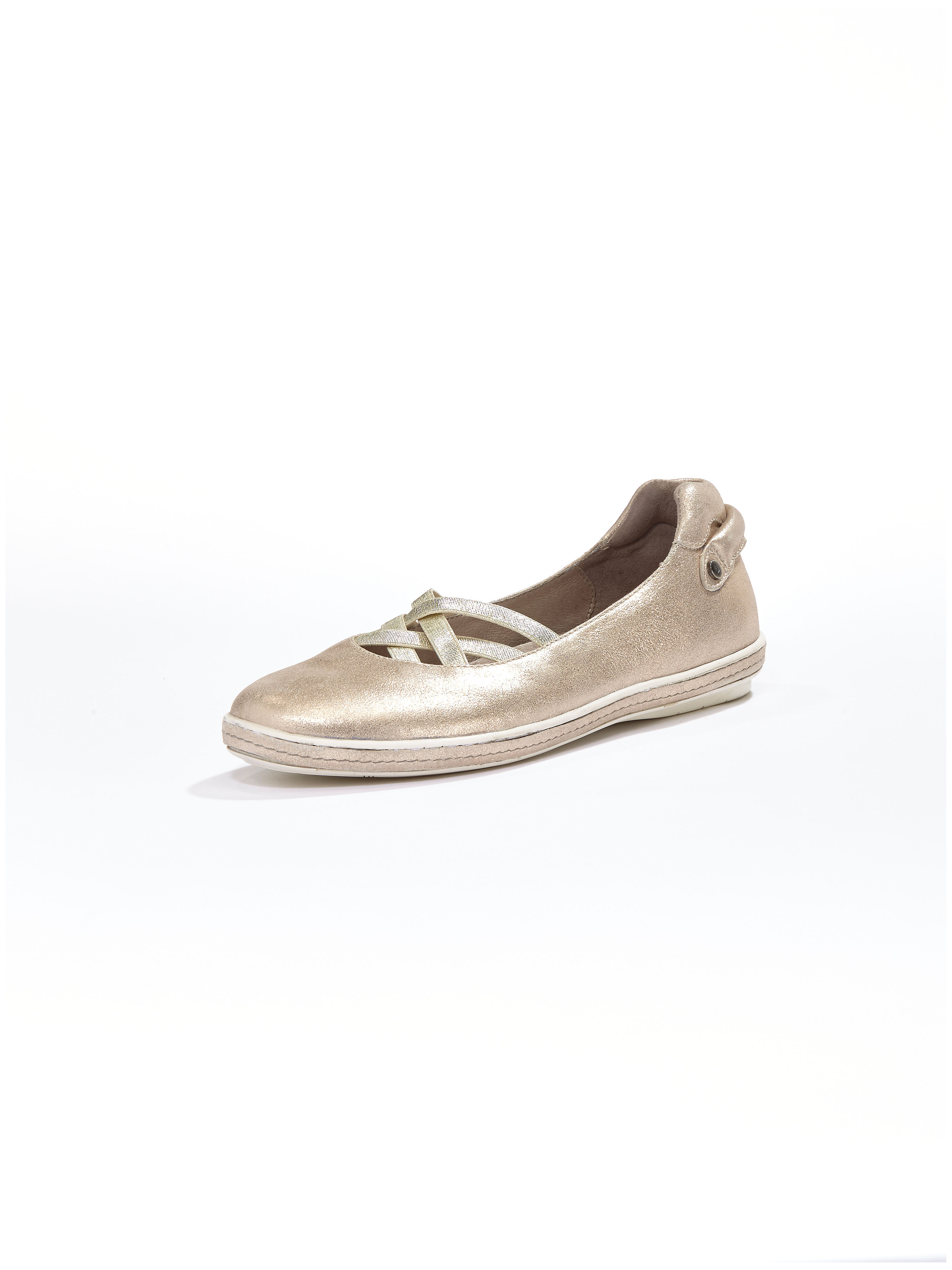 Image of Ballerina pumps Softwaves gold