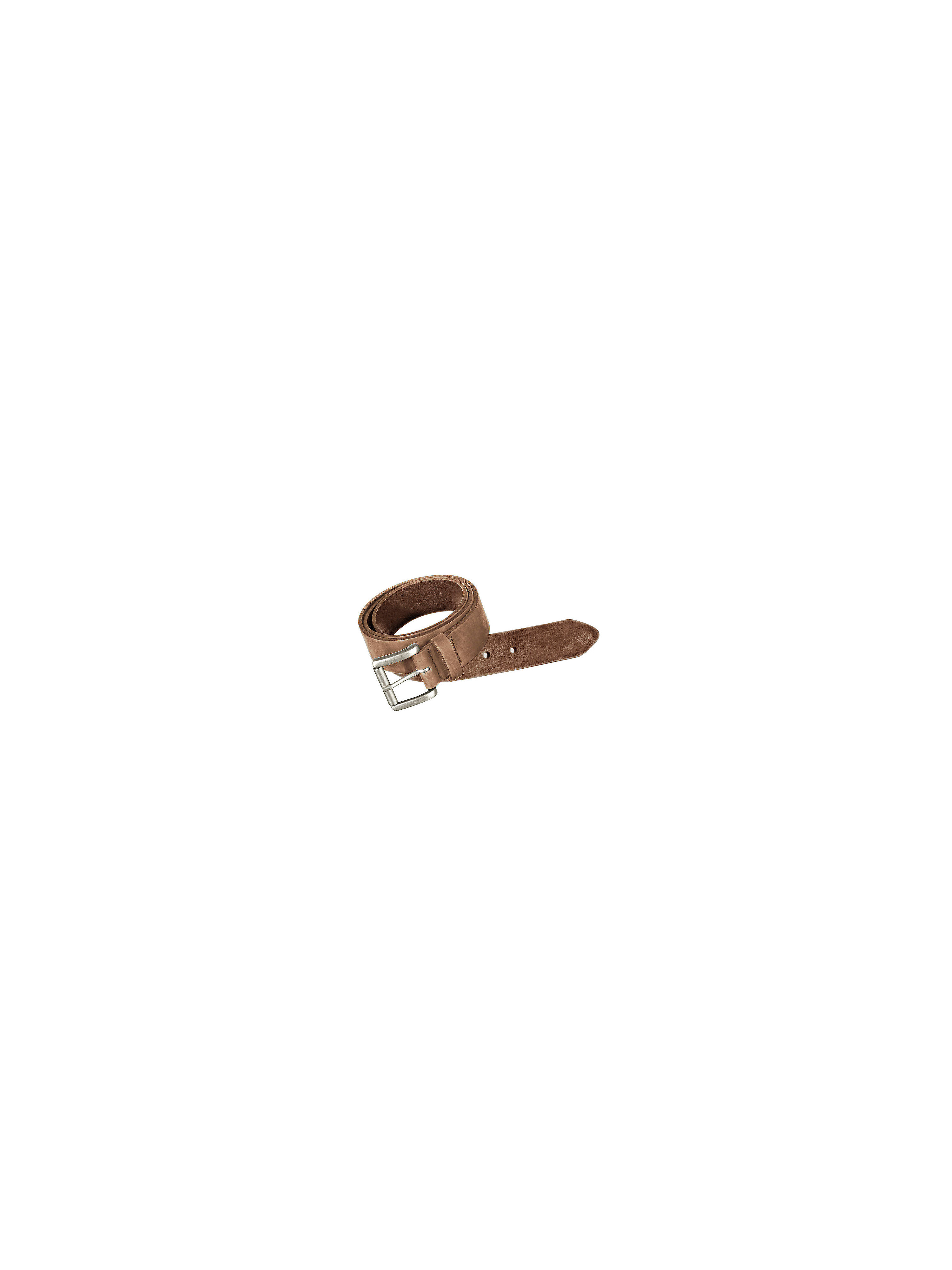Image of Exquisite suede belt Peter Hahn brown