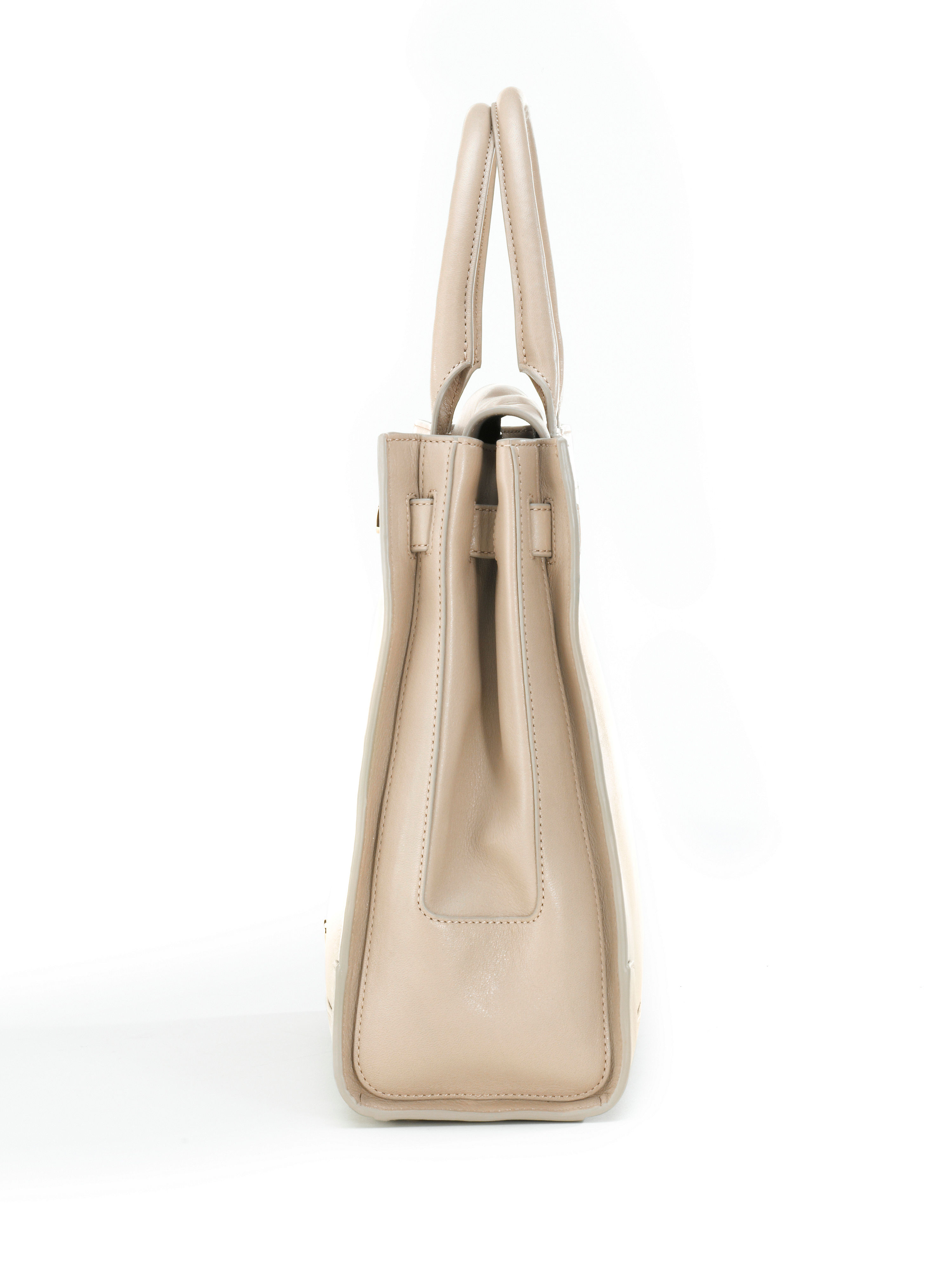 Image of Fine nappa leather bag Aigner beige