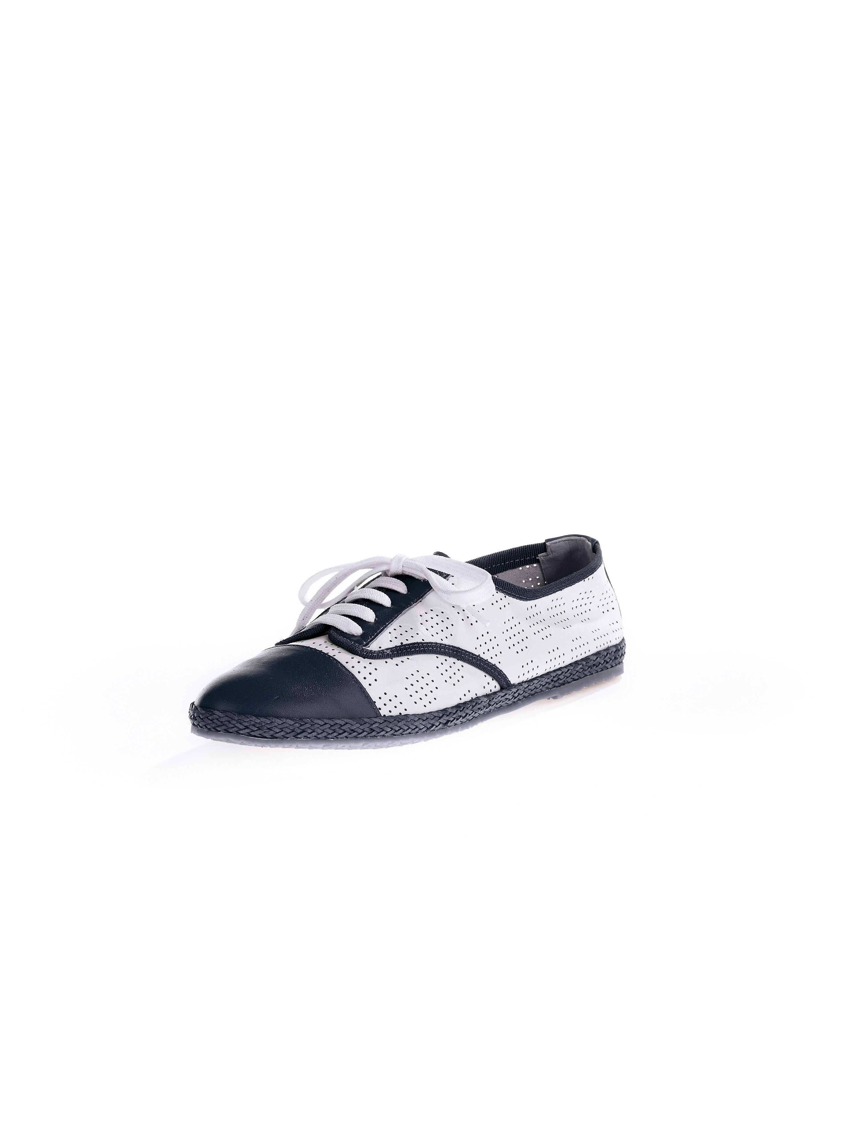 Image of Exquisite kidskin nappa lace-ups Ledoni blue