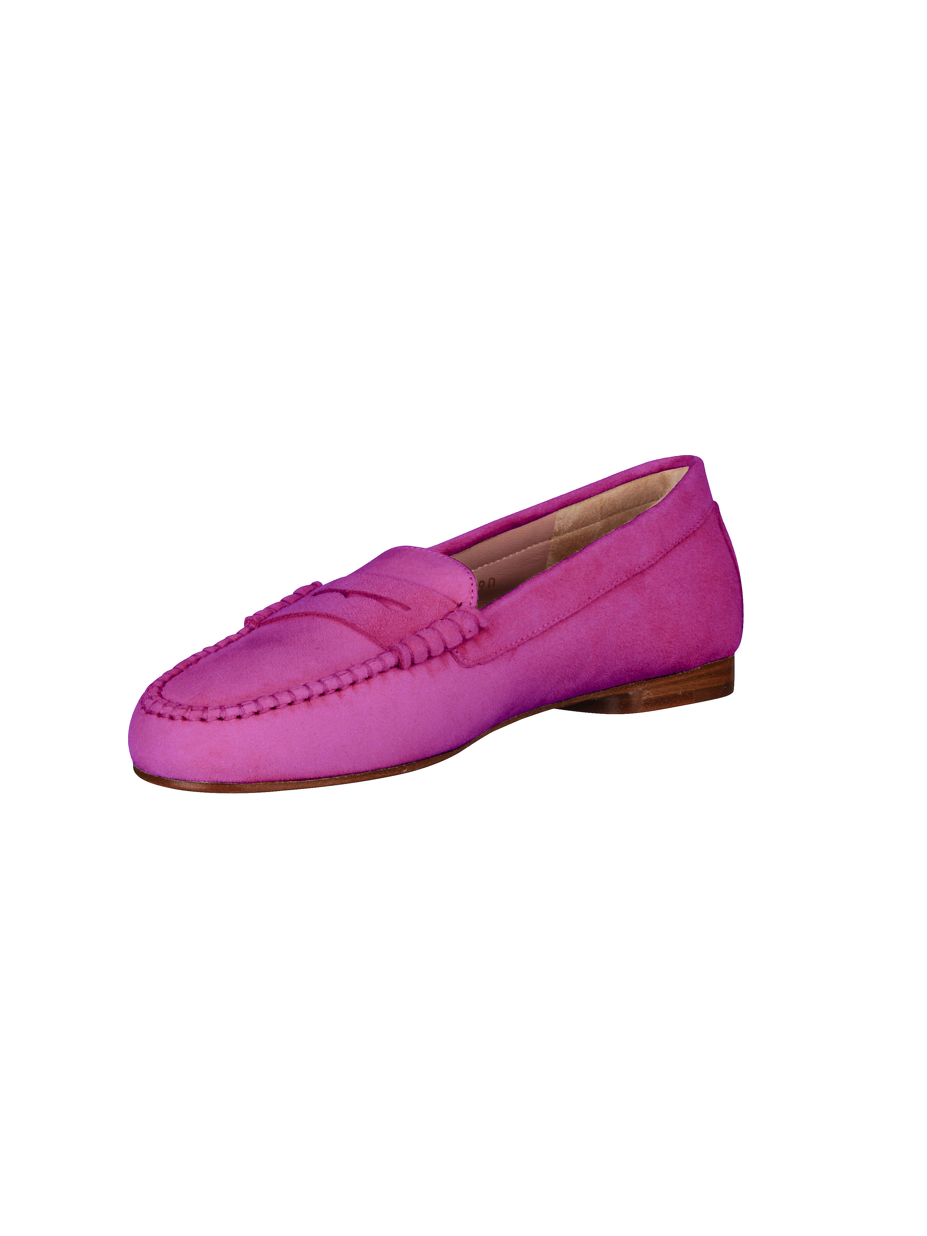 Image of Timeless classic moccasins UNÜTZER bright pink