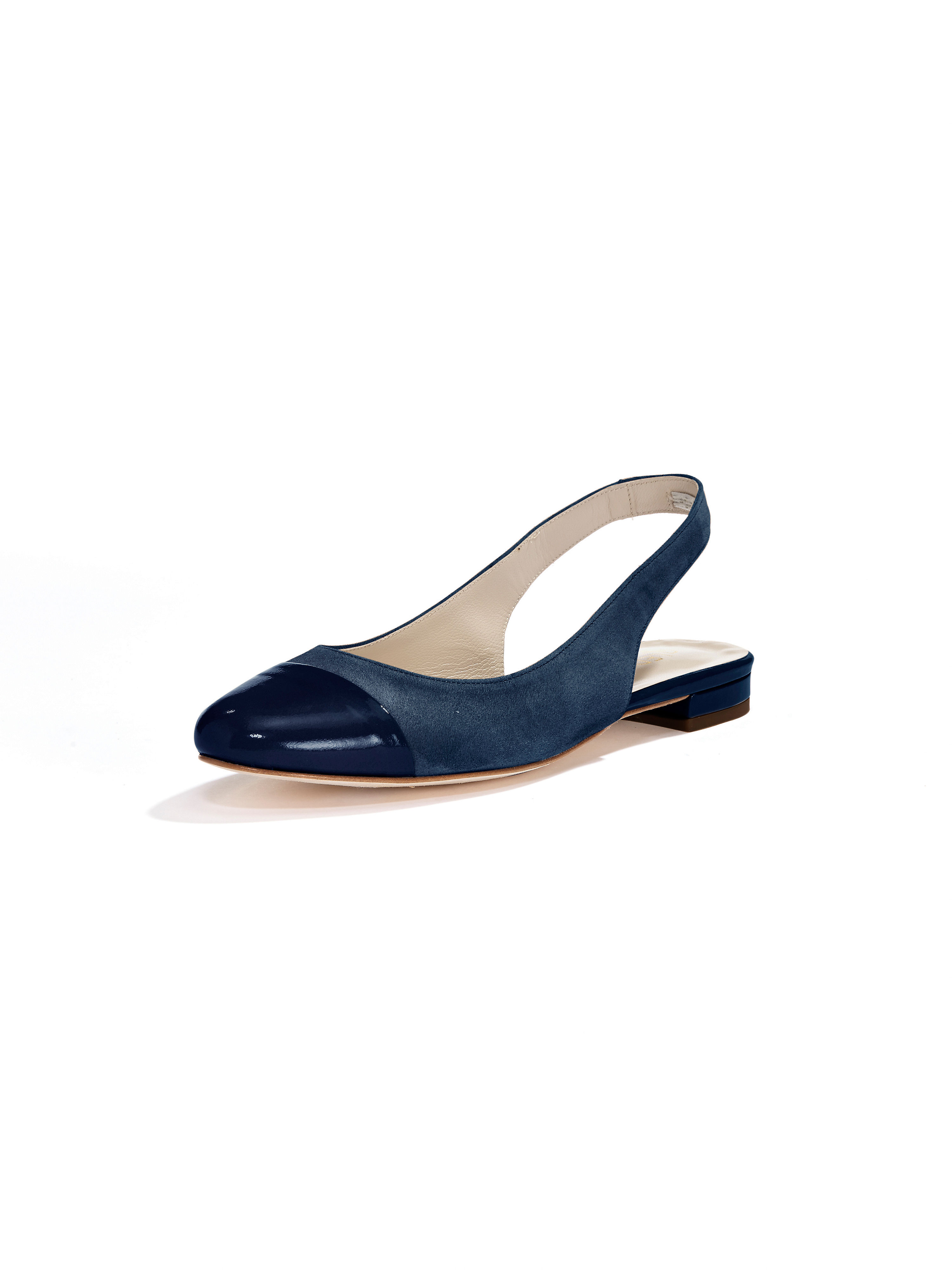 Image of Ballerina pumps Ledoni blue