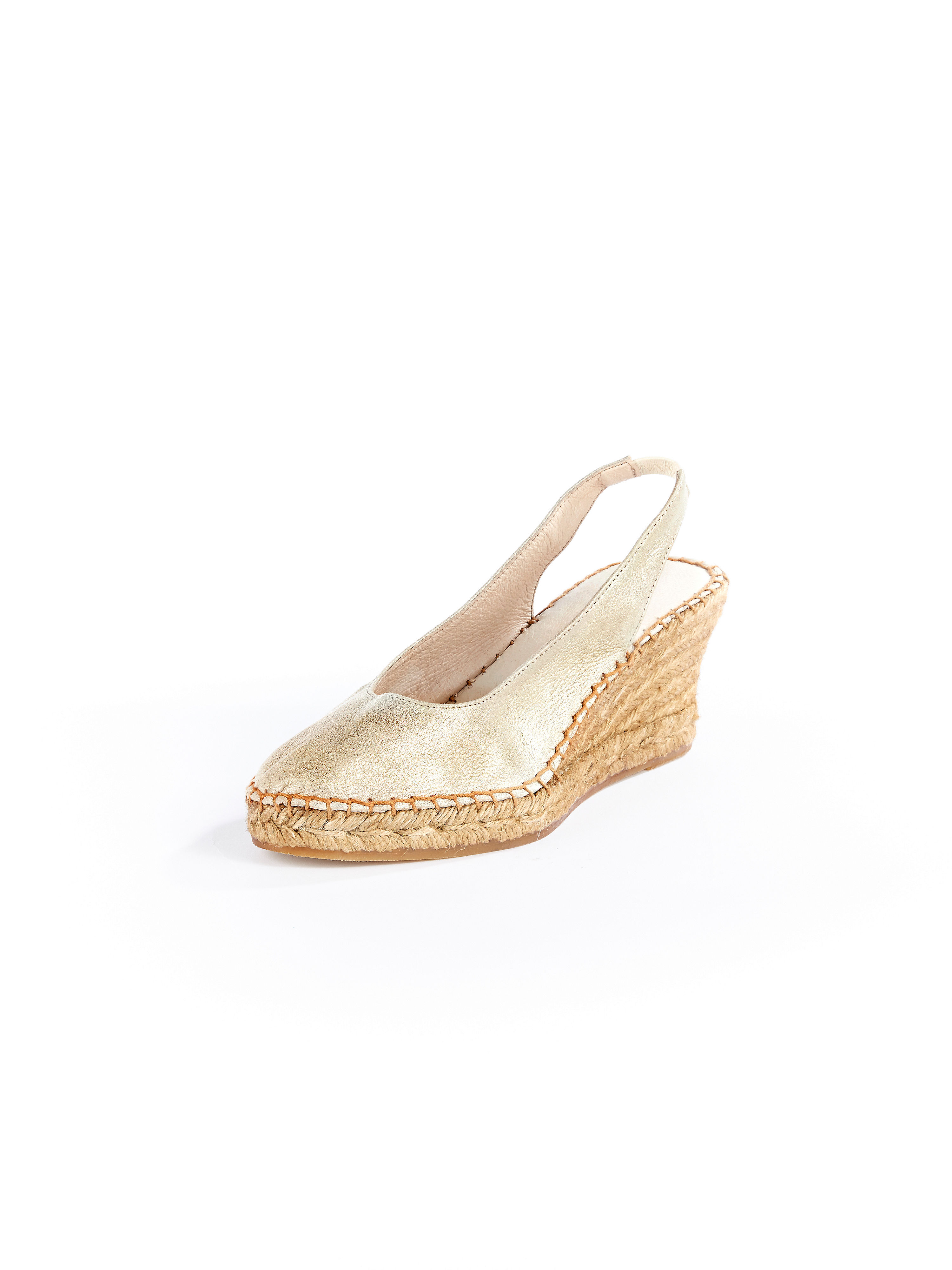 Image of Kidskin nappa slingback pumps Scarpio gold