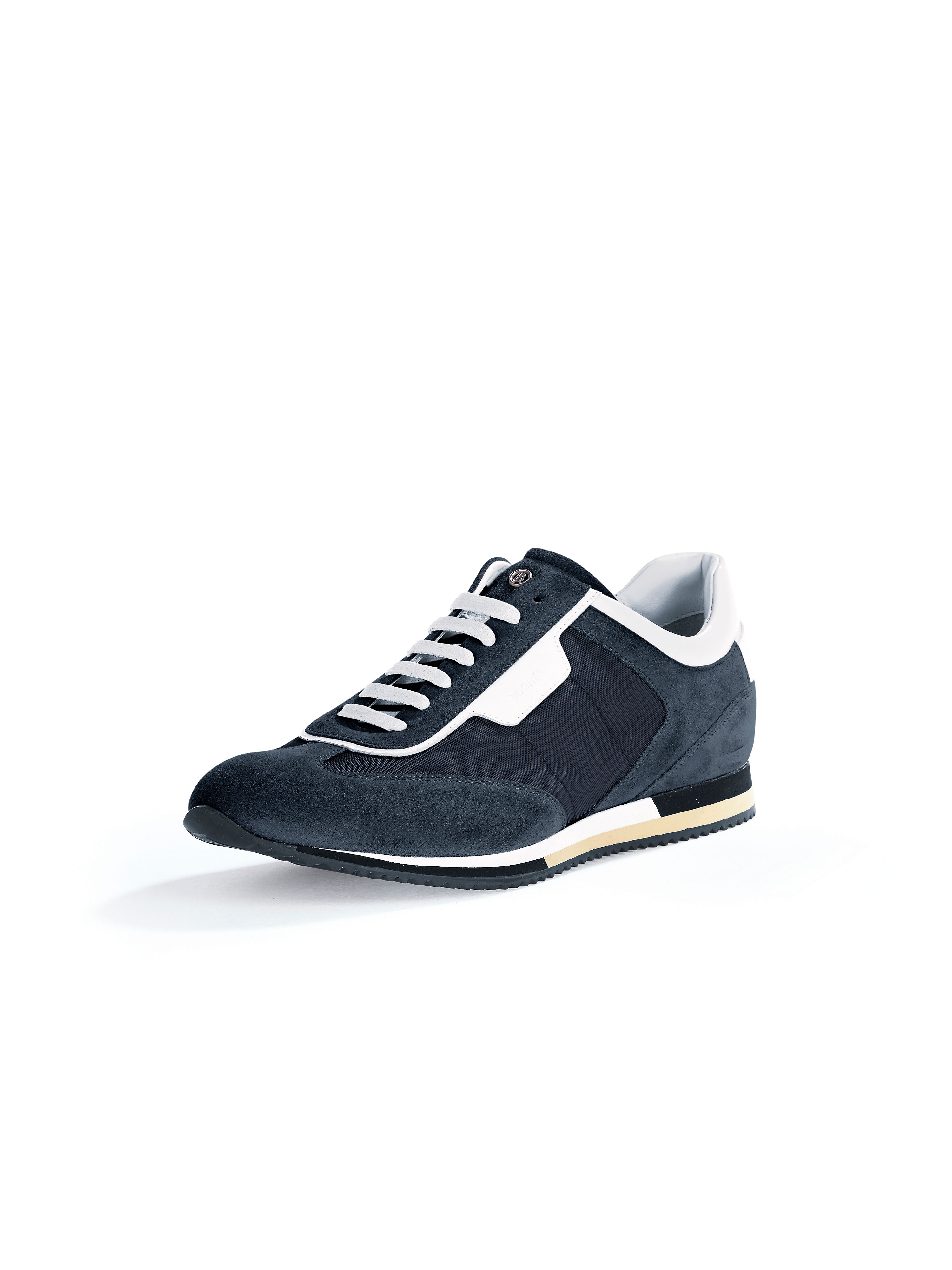 Image of Calfskin nappa trainers Bogner blue