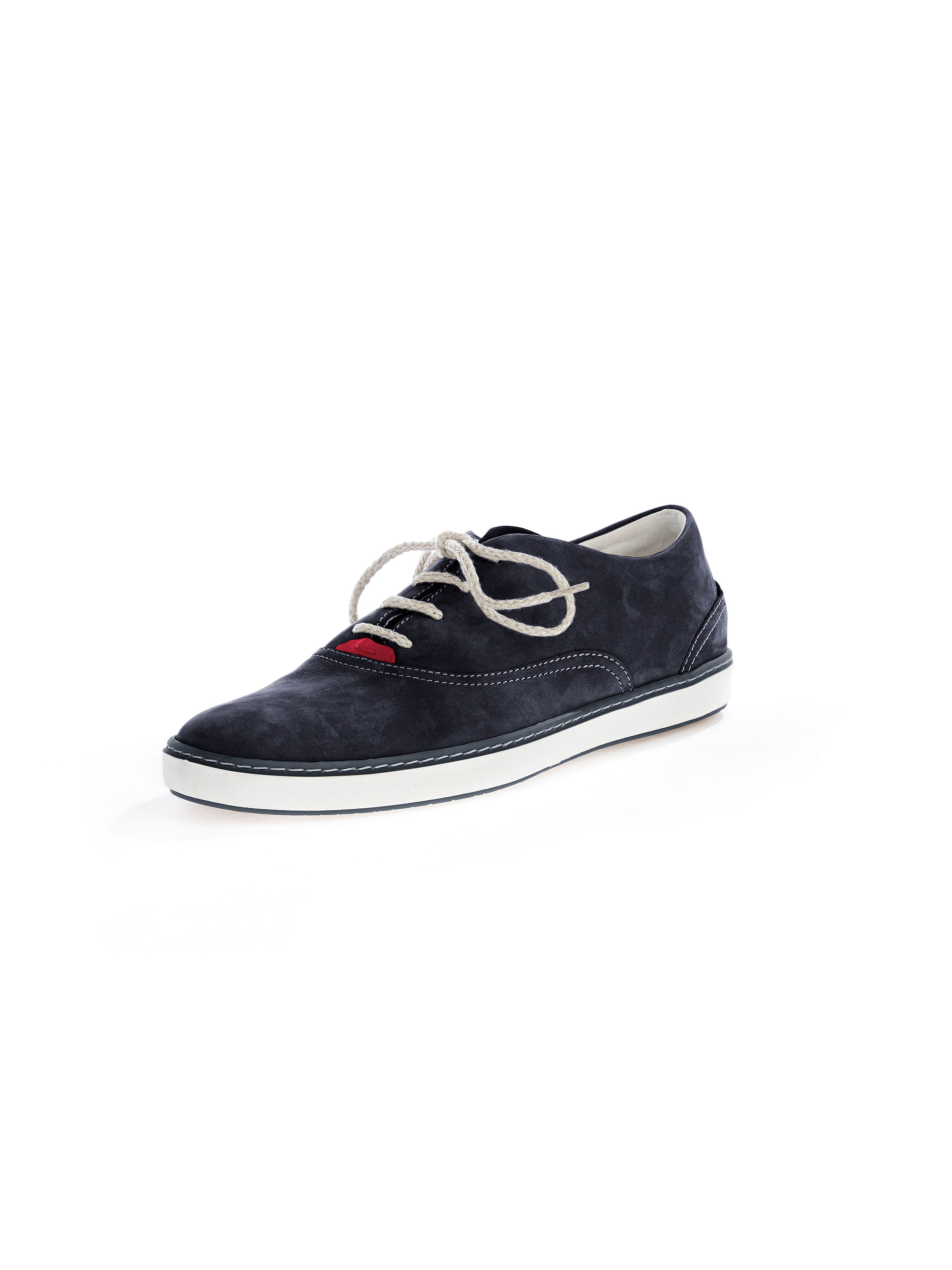 Image of Premium calf nubuck trainers Sioux blue
