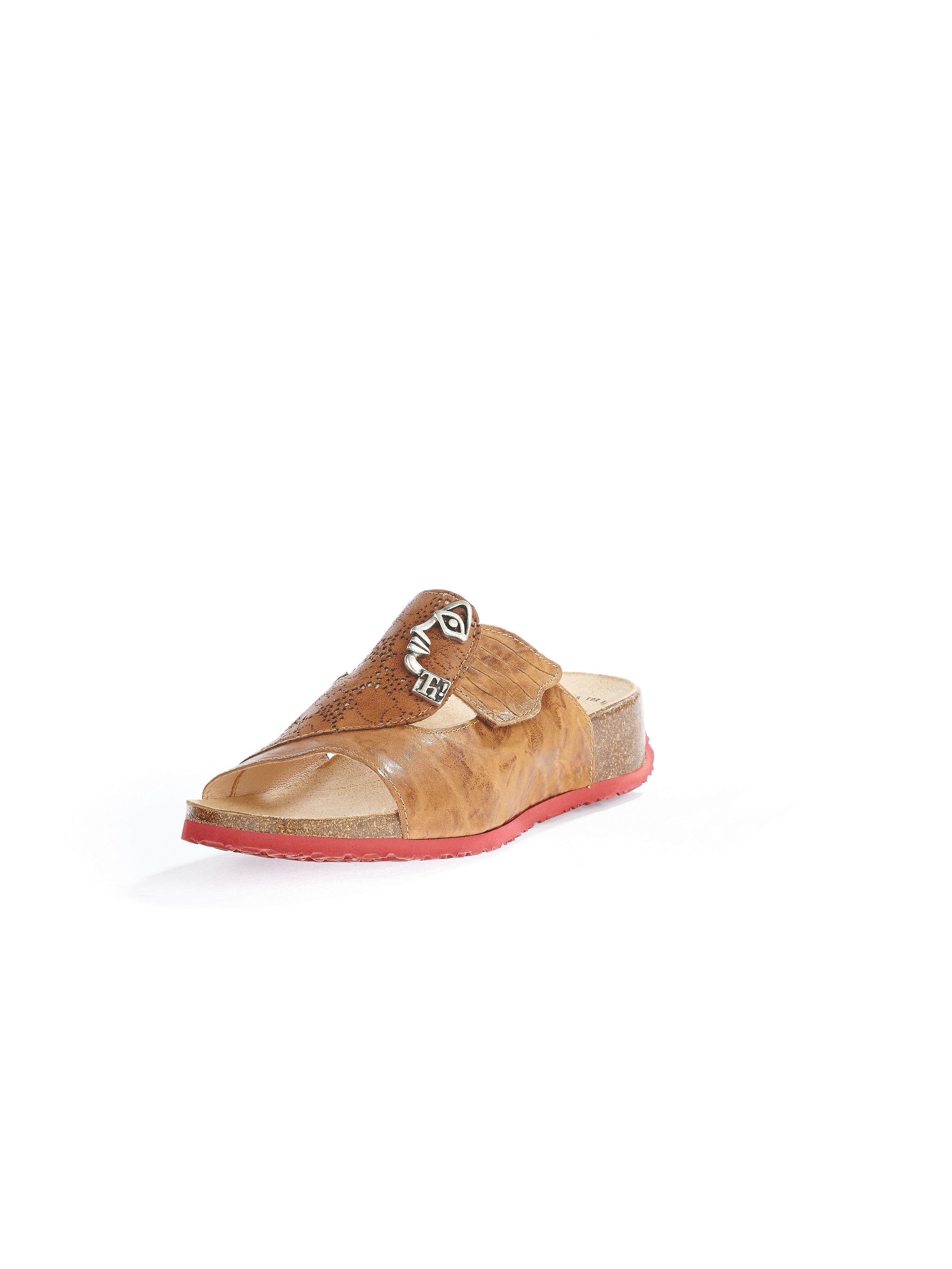 Image of Kidskin nappa mules Think! brown