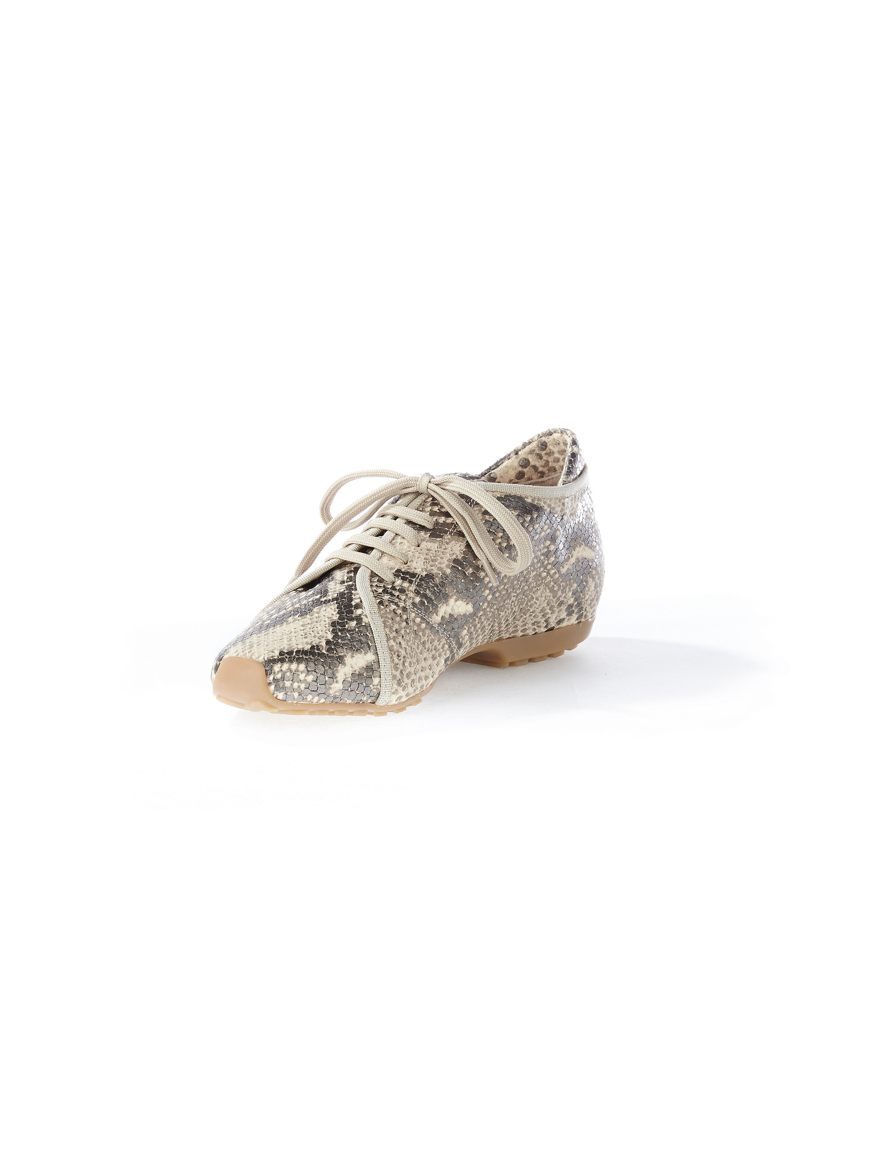 Image of Kidskin nappa lace-ups Ledoni beige size: 41