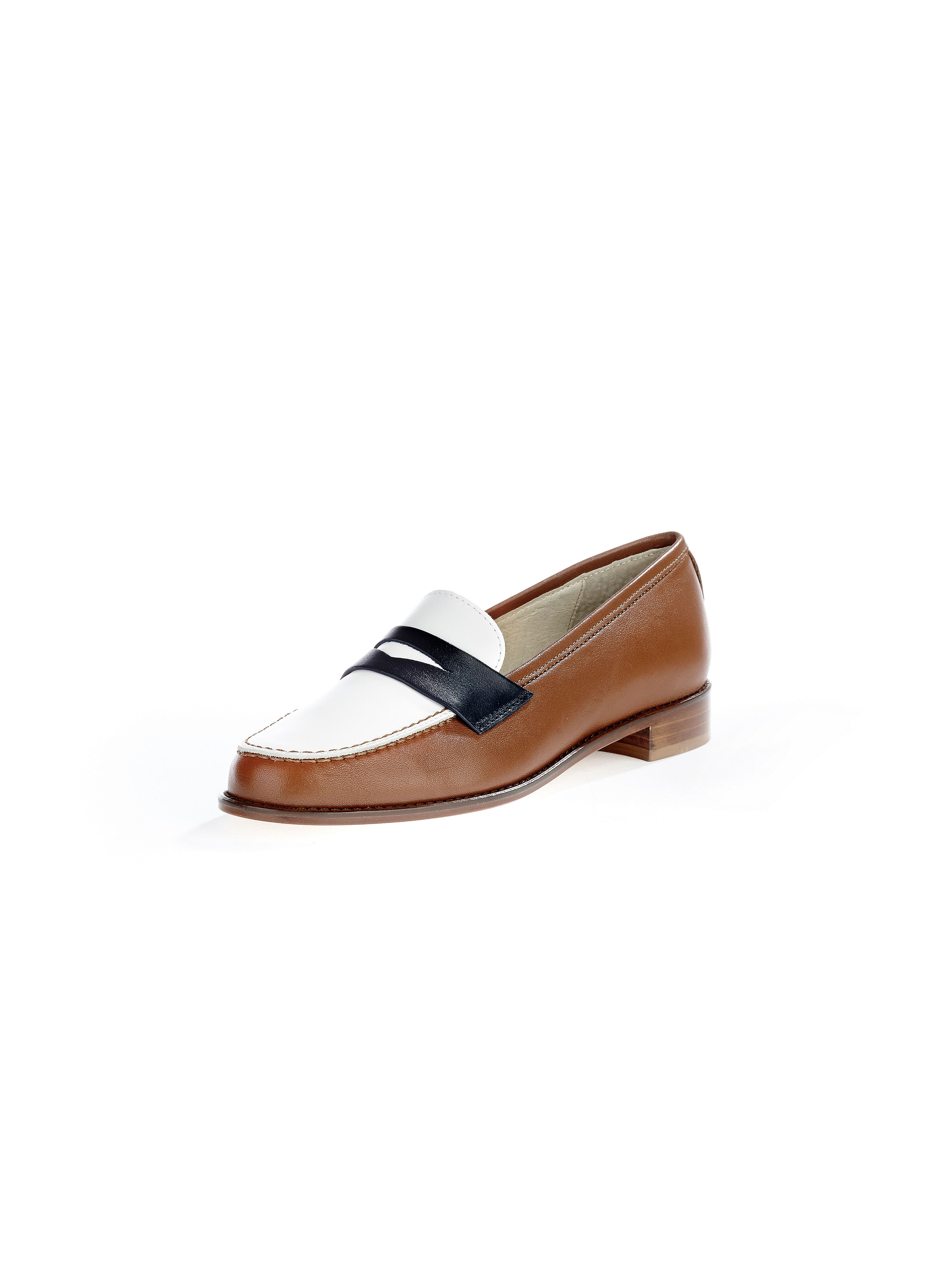 Image of Calfskin nappa slip-ons Ledoni multicoloured