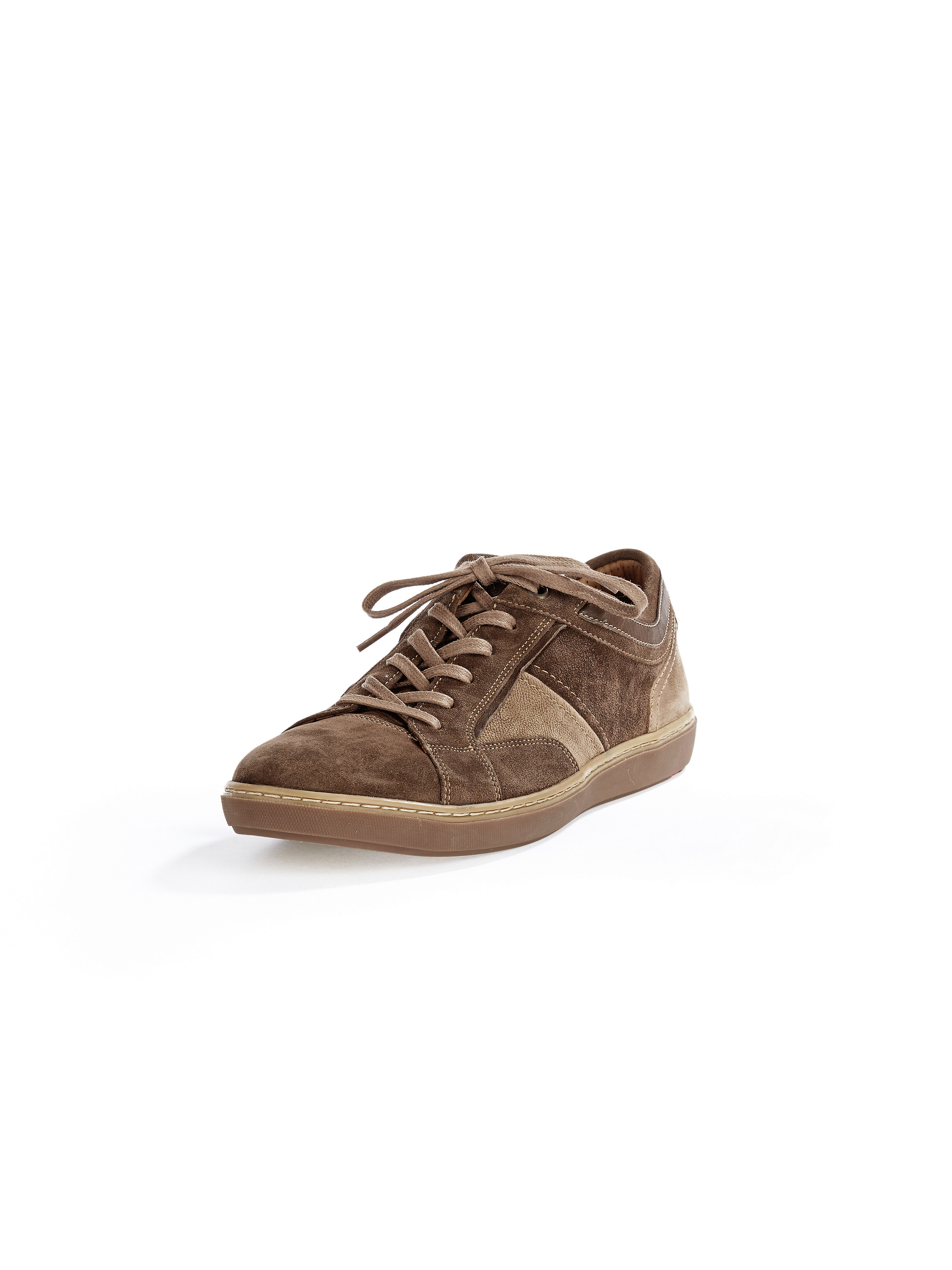 Image of Premium calfskin suede lace-ups Lloyd brown