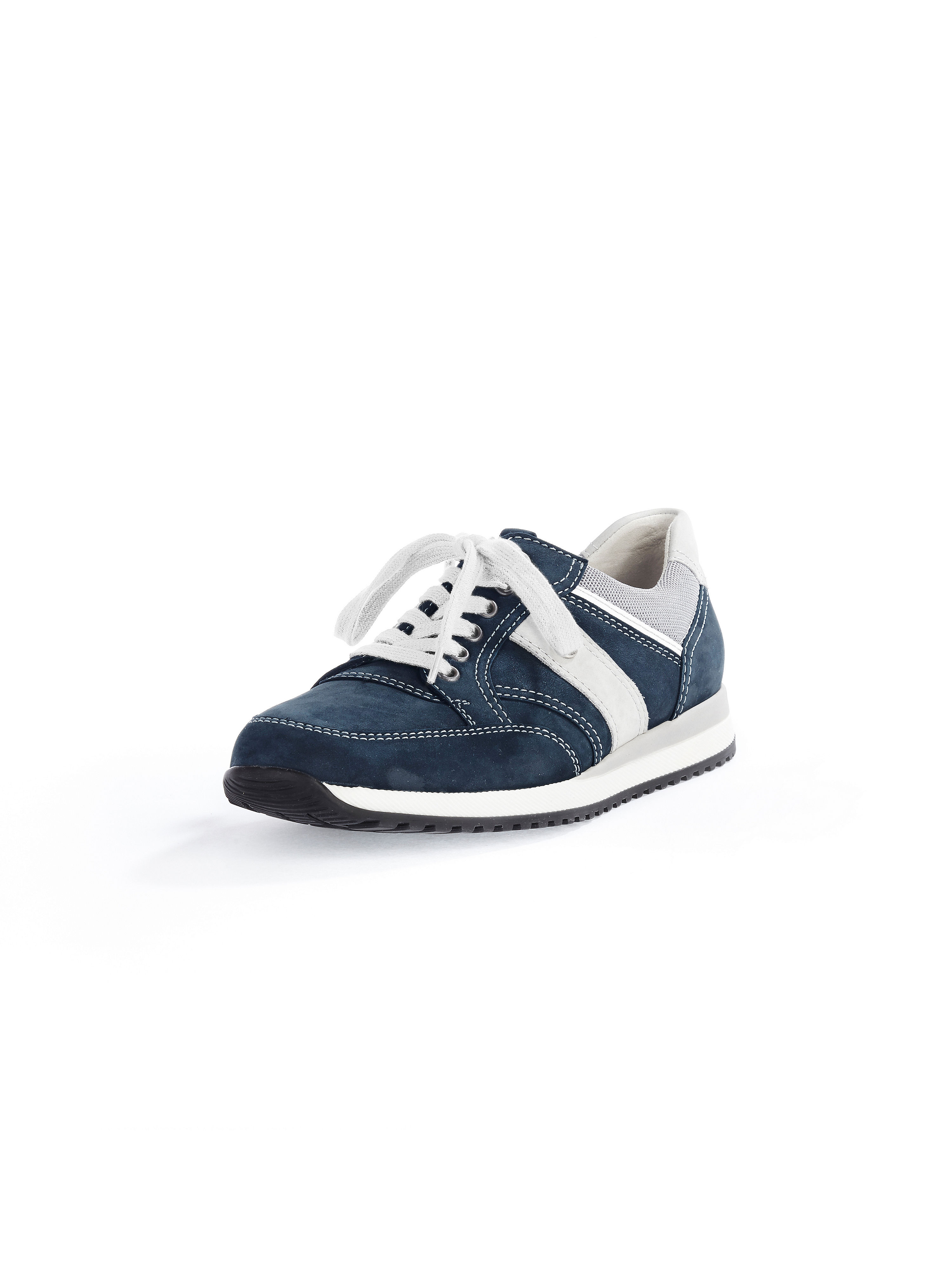 Image of Cowskin nubuck leather trainers Waldläufer multicoloured size: 42