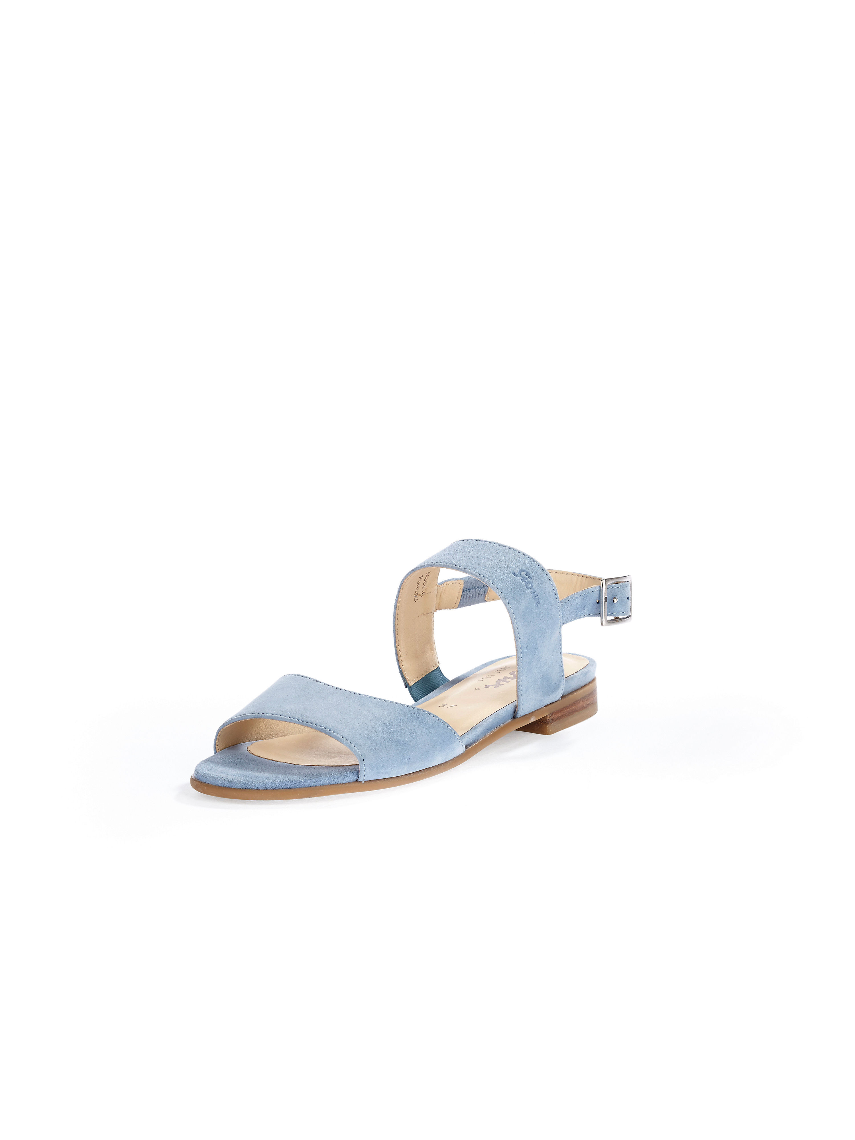 Image of Soft kidskin suede sandals Sioux blue size: 36