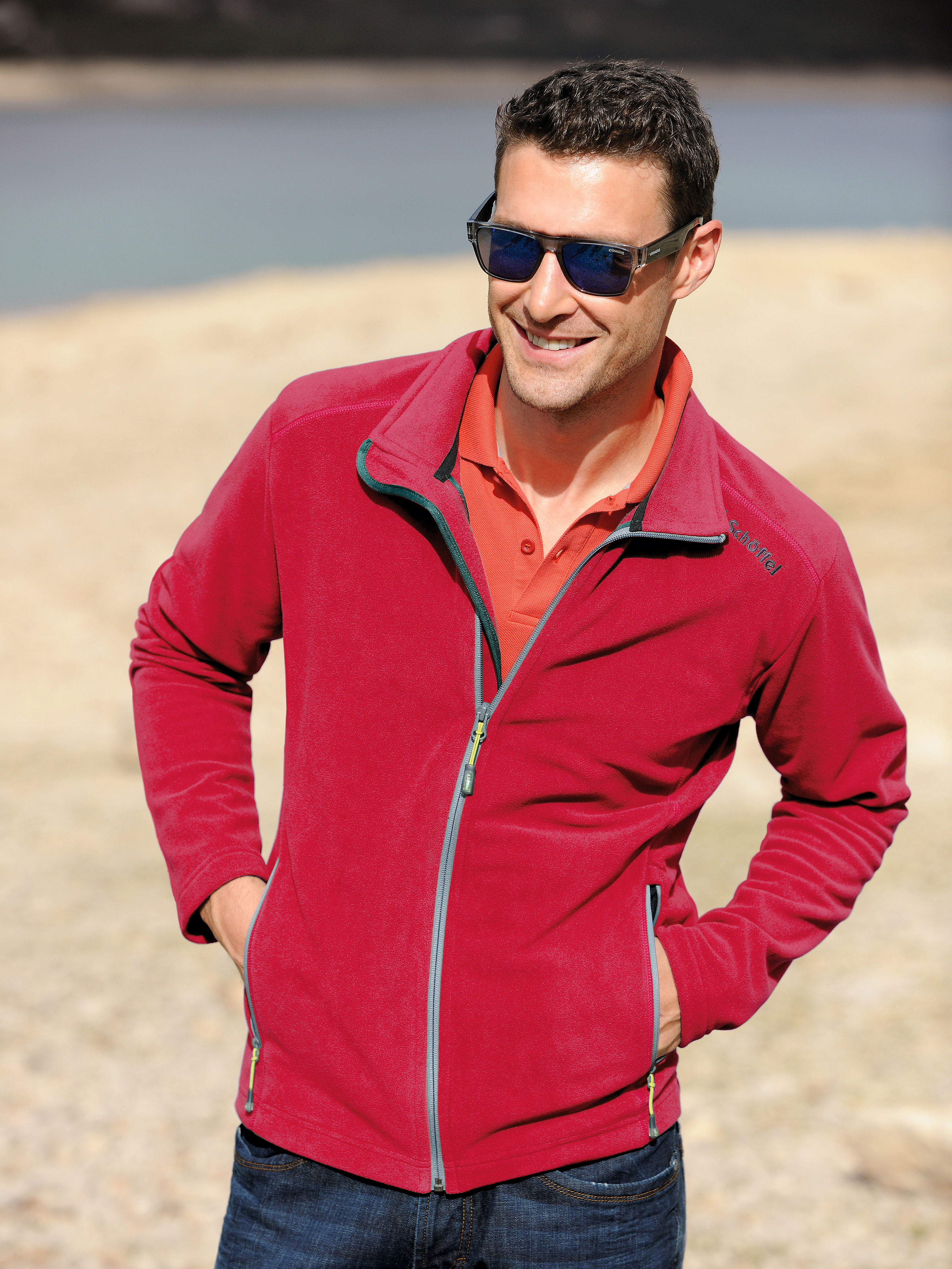 Image of Lightweight fleece jacket Schöffel blue
