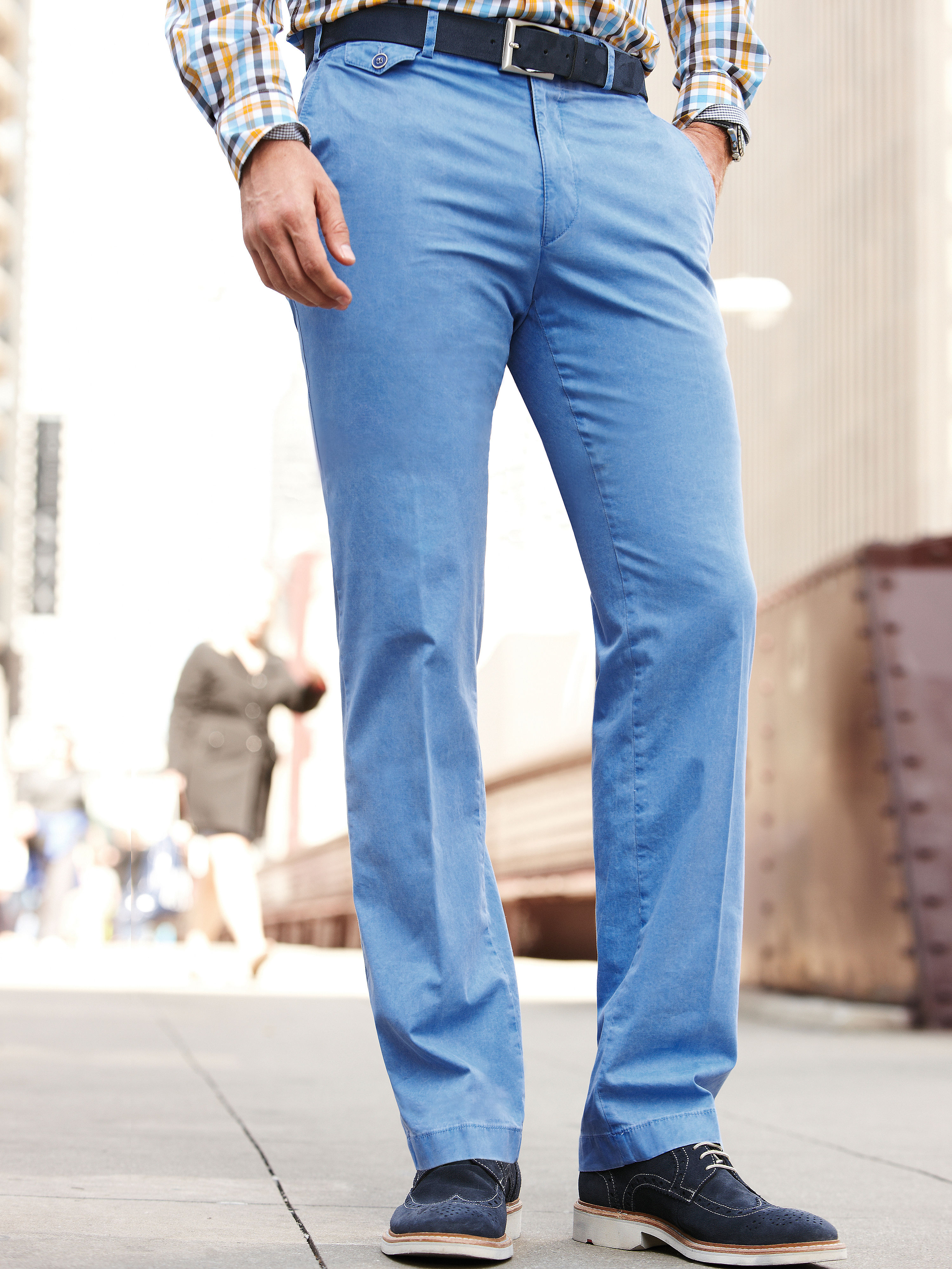 Image of Low waist trousers Eurex by Brax blue