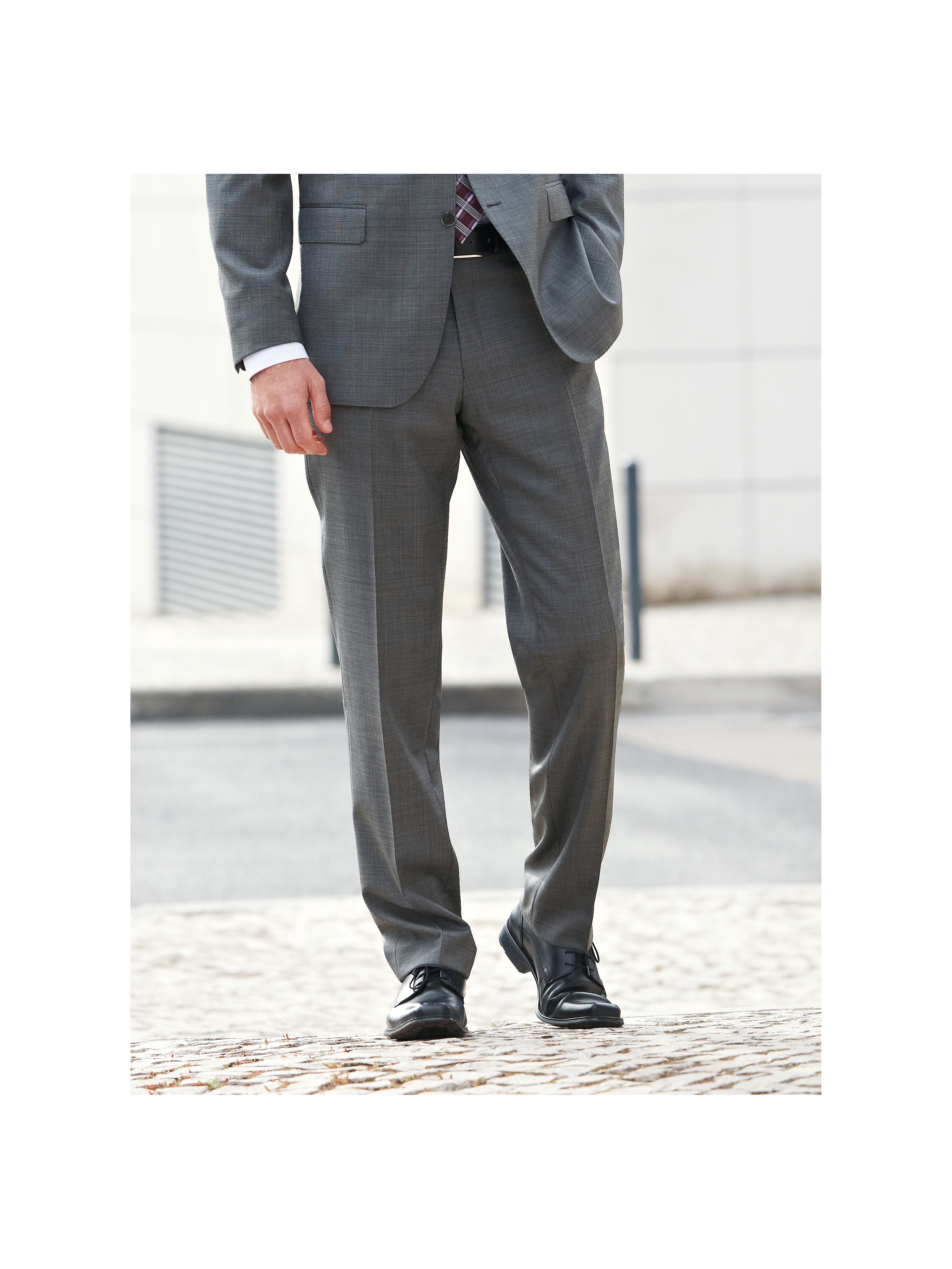 Image of Waist pleat trousers Carl Gross grey
