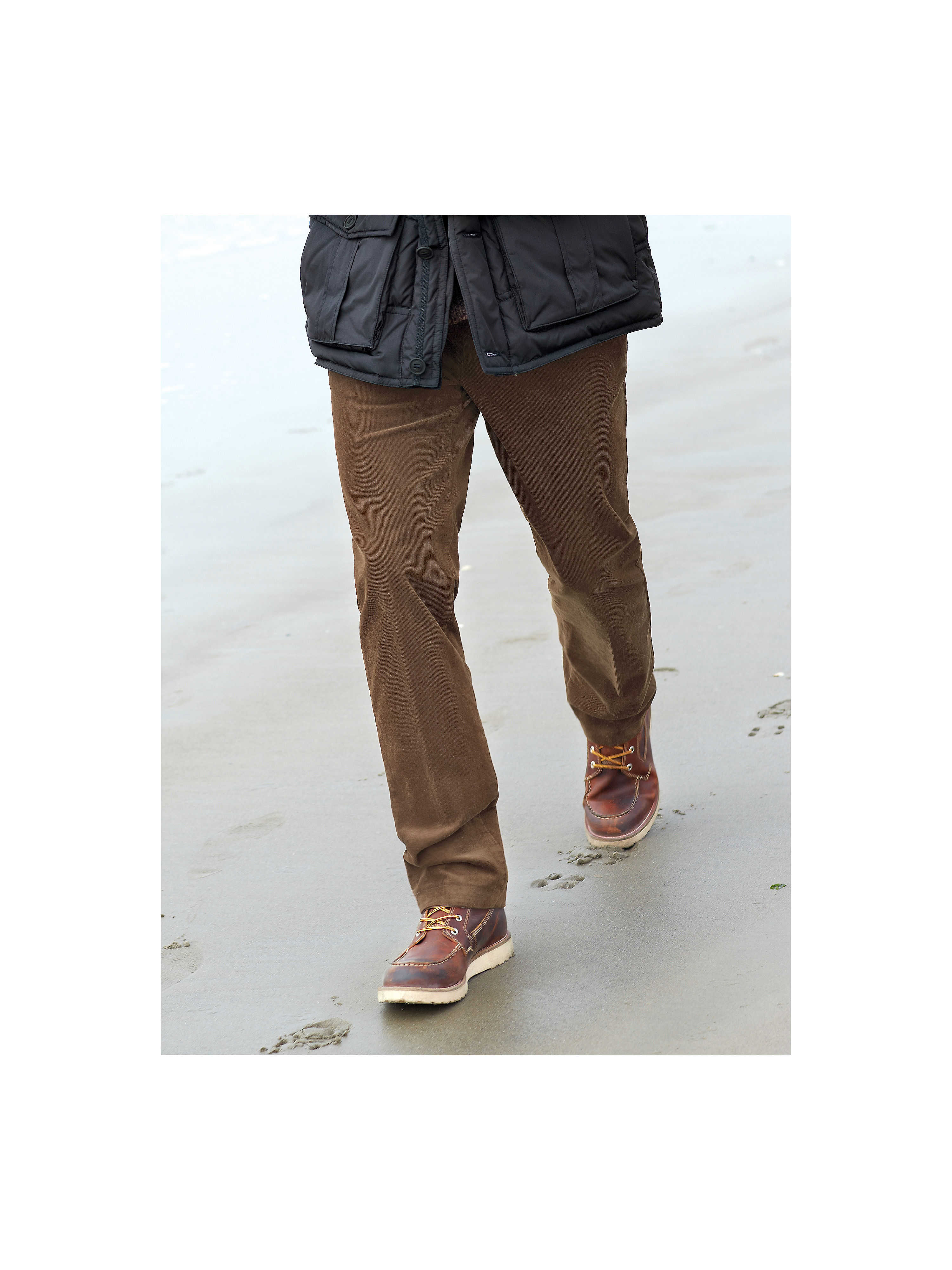 Image of Fine corduroy trousers Eurex by Brax beige