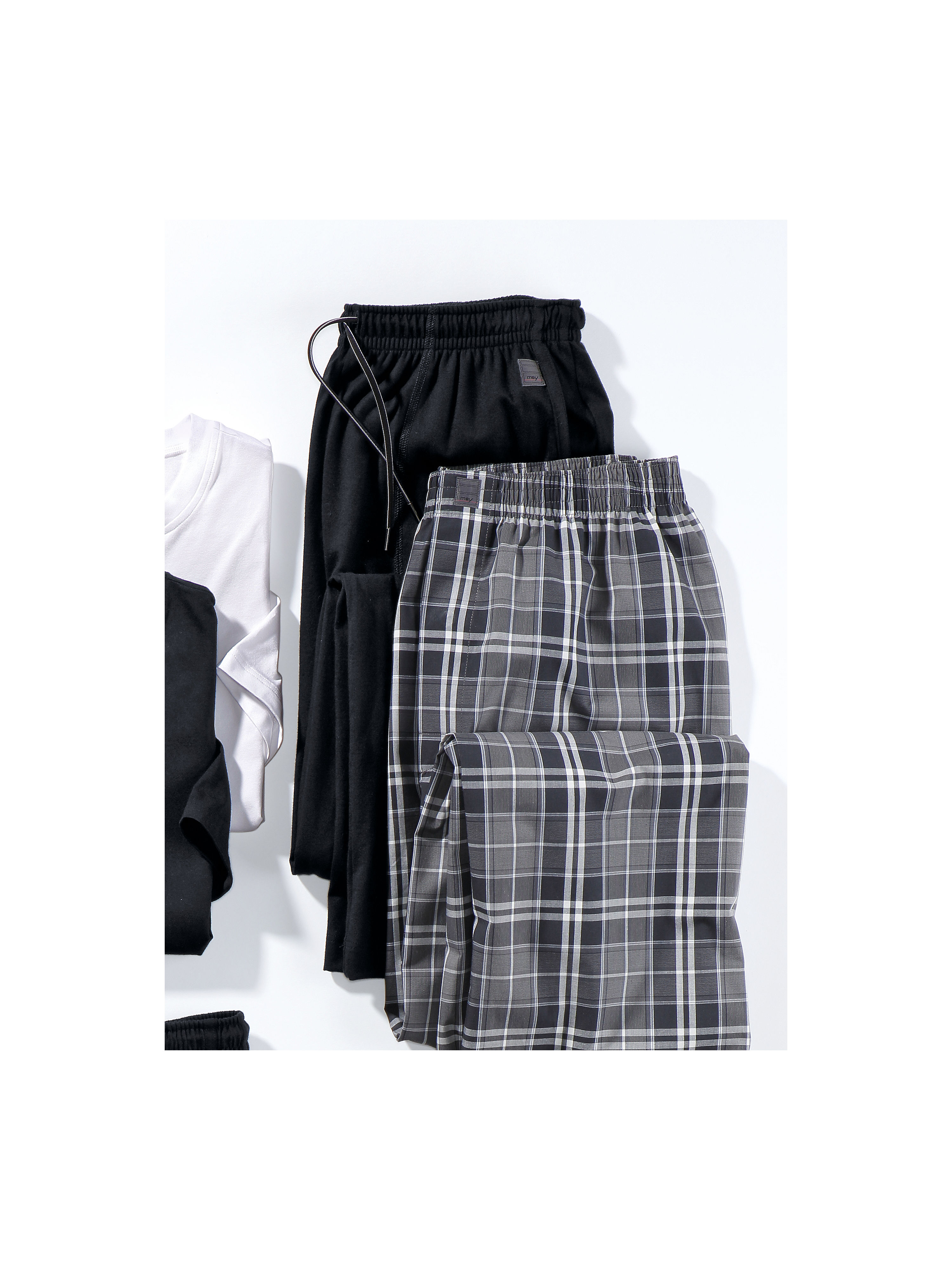 Image of Long pyjama trousers Mey black
