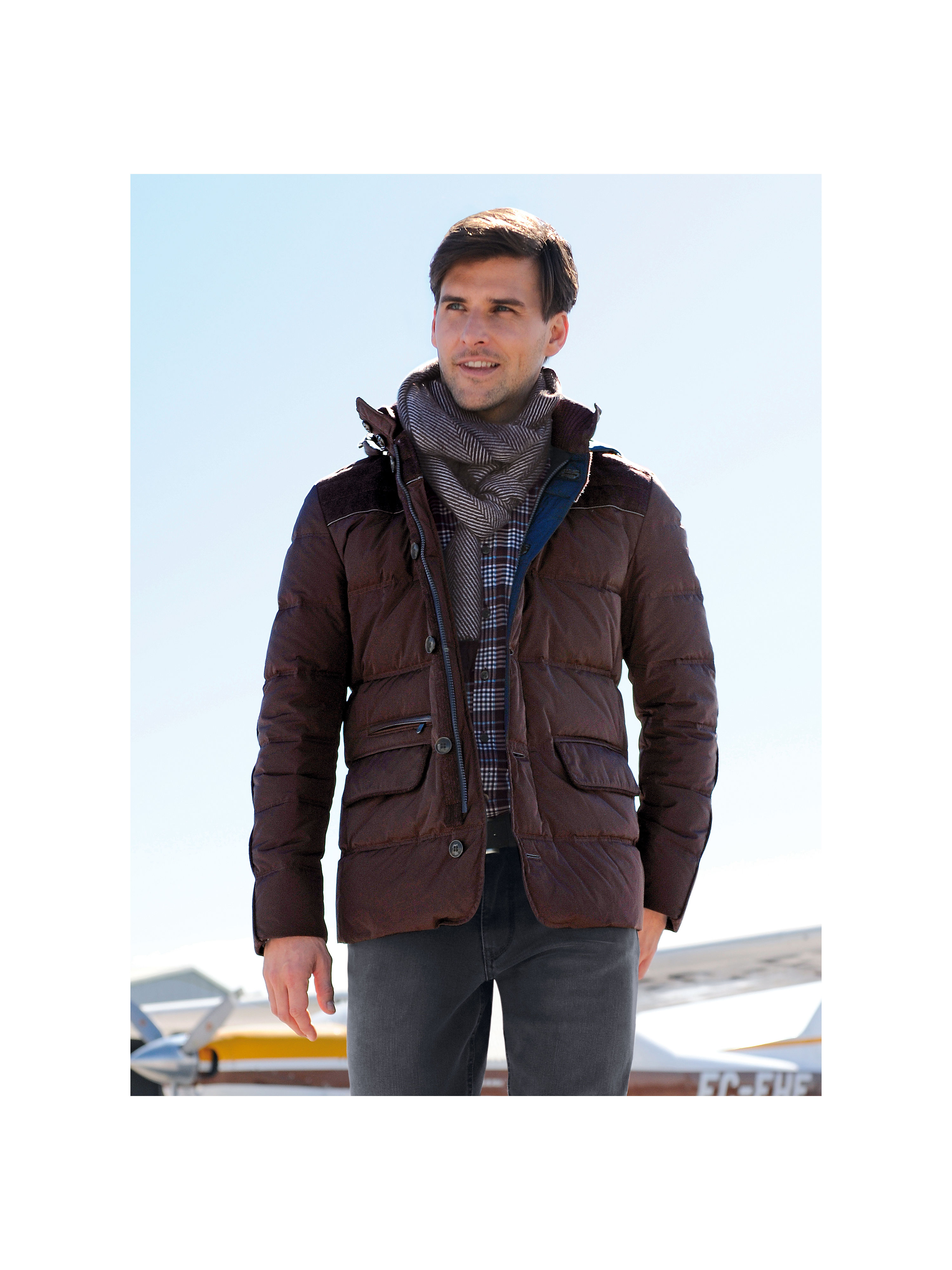 Image of Quilted down jacket Schneiders Salzburg red