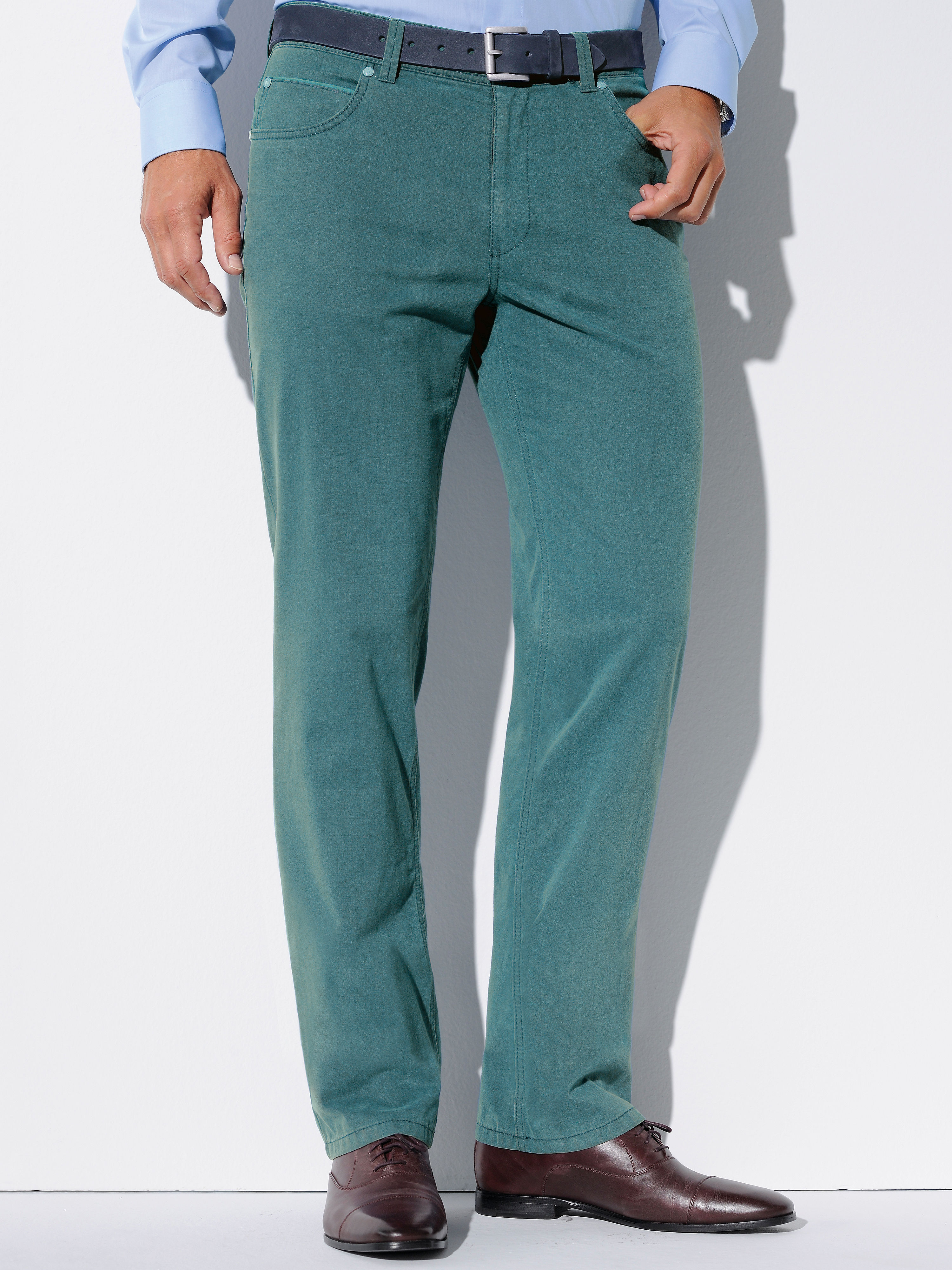 Image of Trousers KINSEY HILTL turquoise