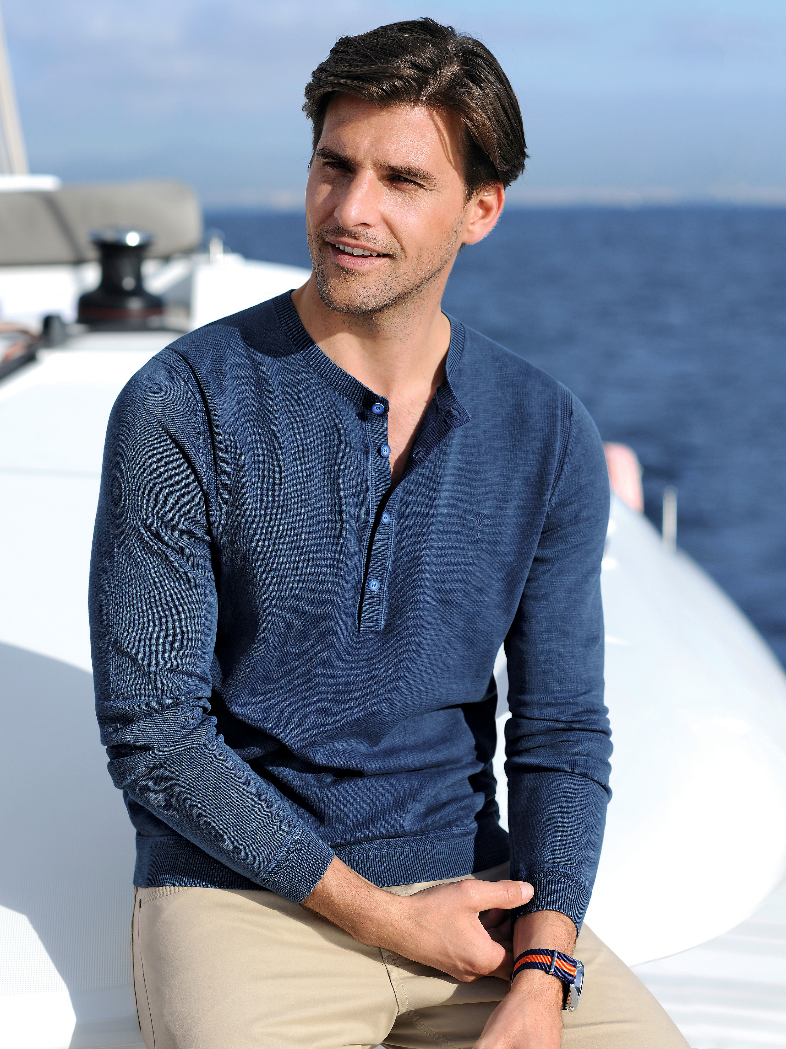 Image of Round neck pullover Joop! blue