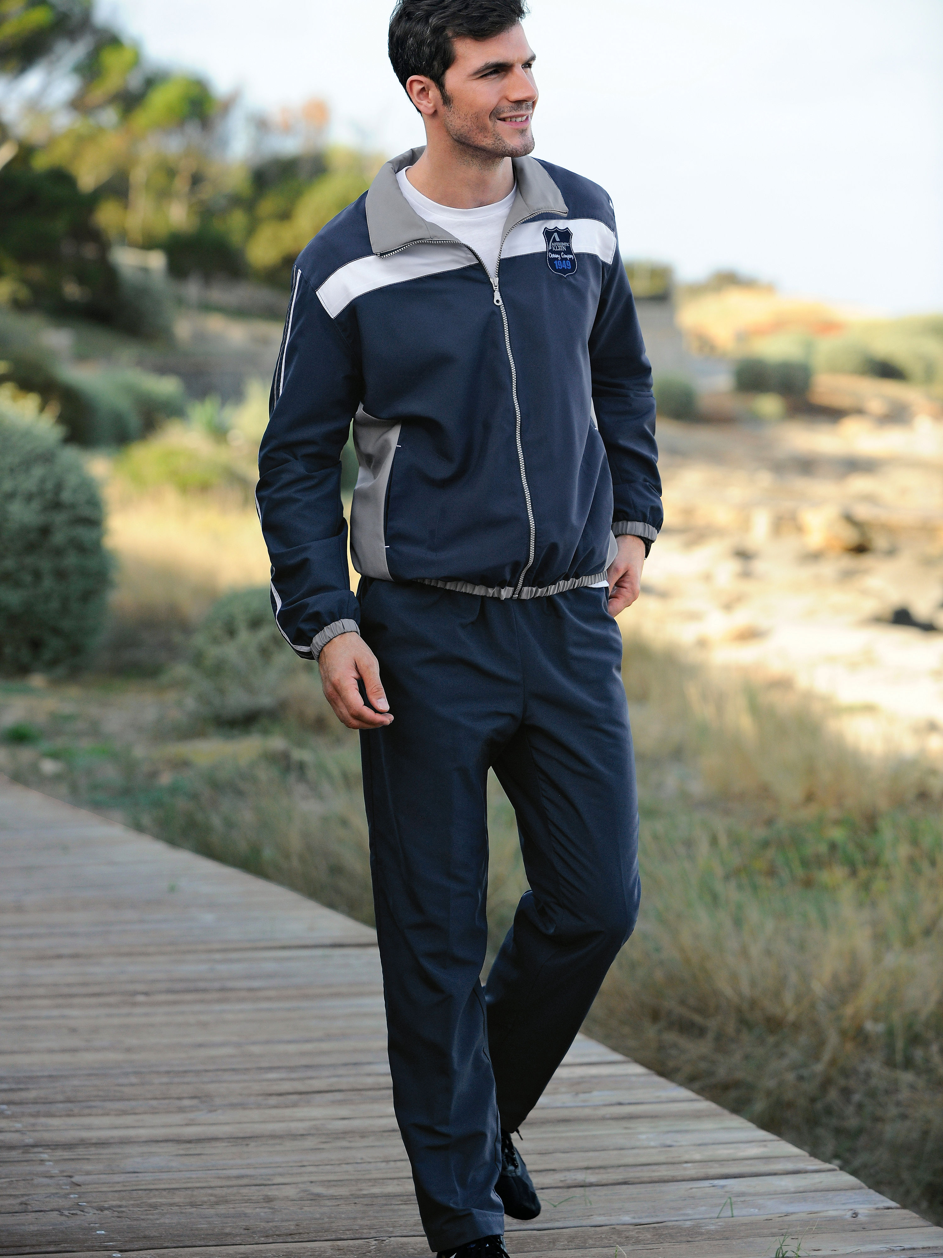 Image of Microfibre leisure suit Authentic Klein blue