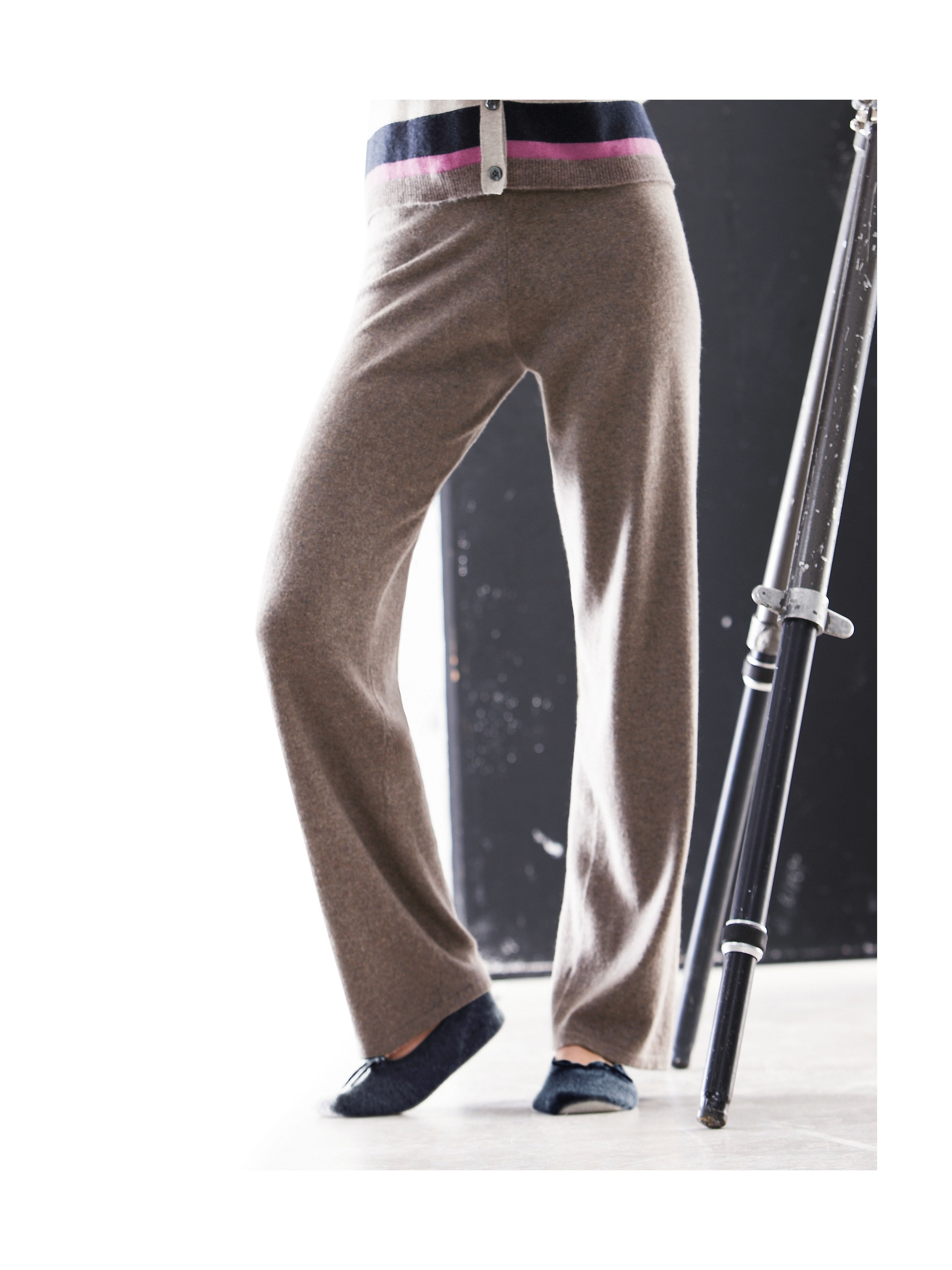 Image of Trousers cashmere beige