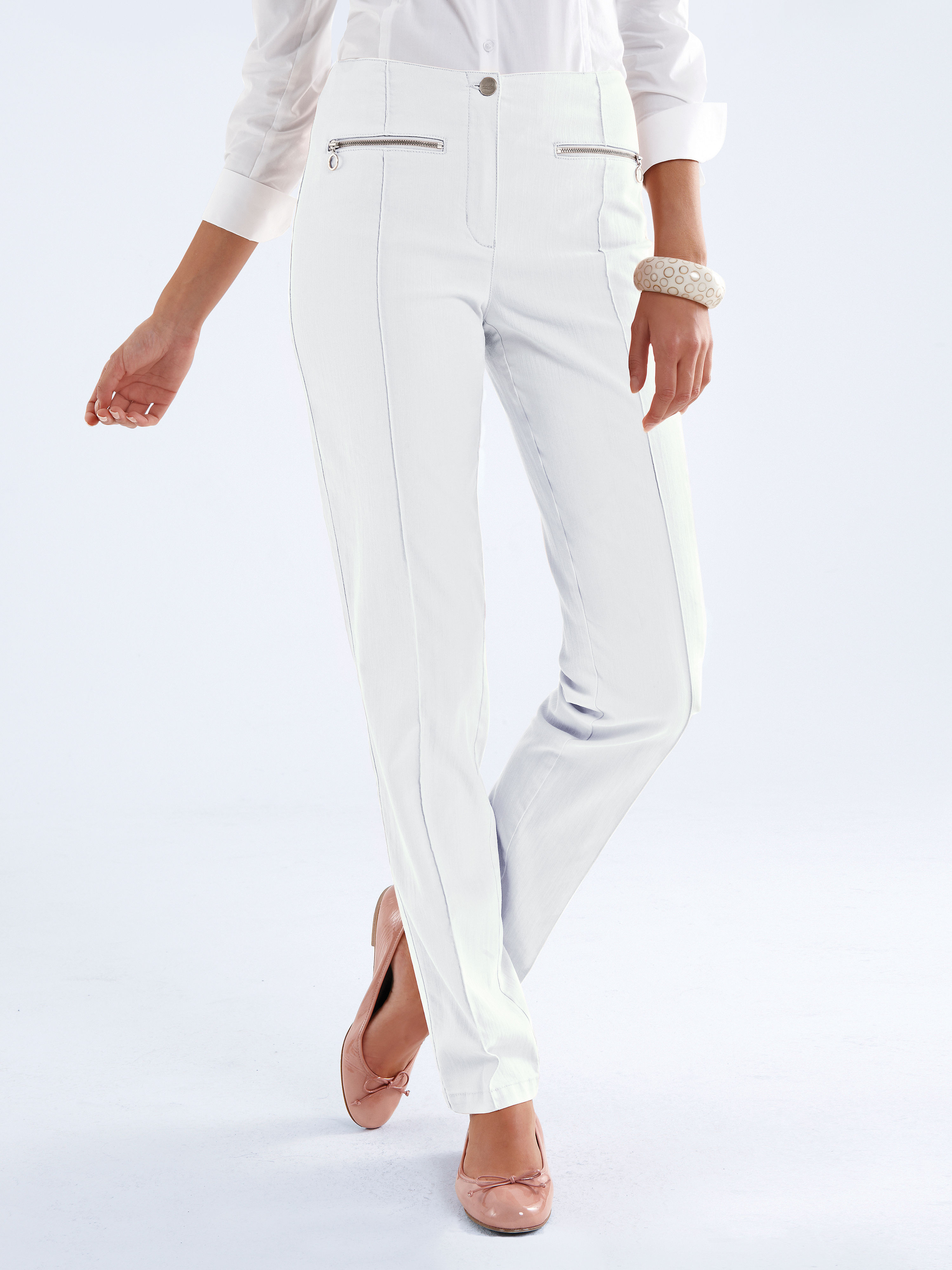 Image of Trousers Vanilia white