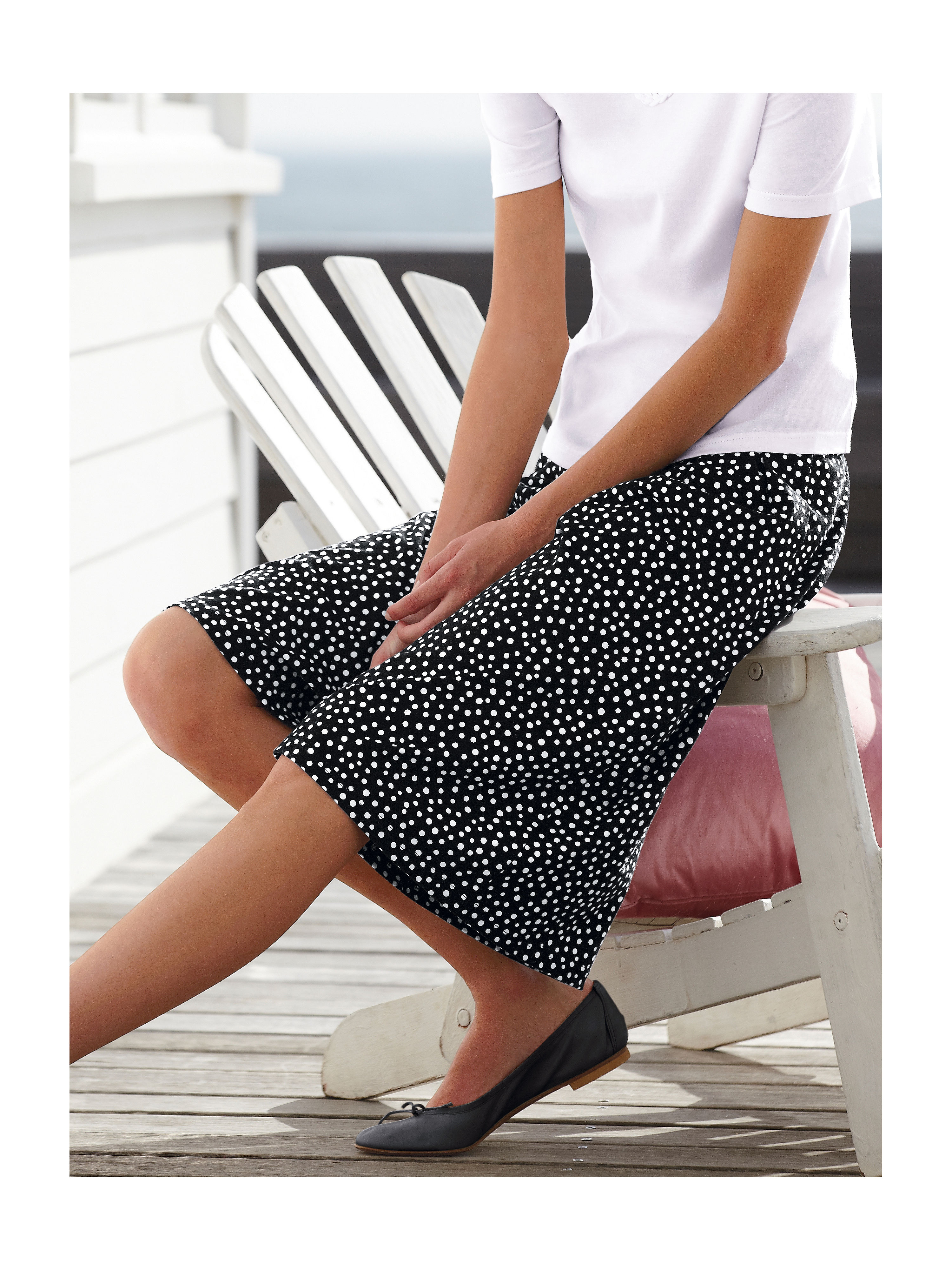 Image of Superbly comfortable culottes Green Cotton multicoloured