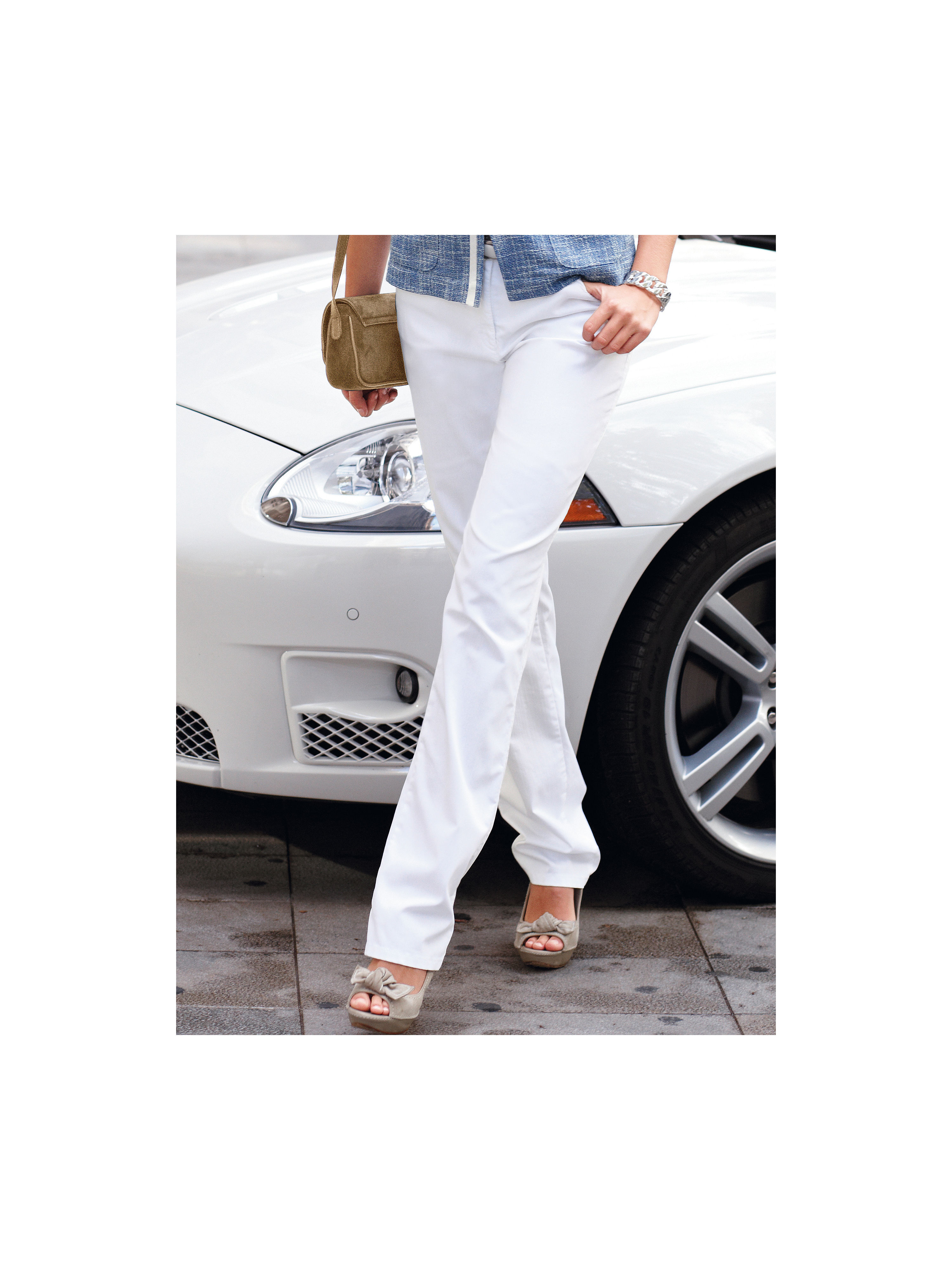 Image of Feminine Fit jeans Brax Feel Good white